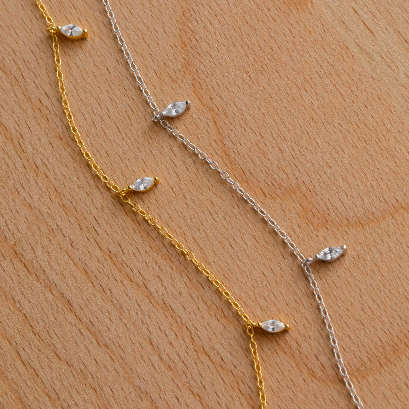 Marquise Station Necklace - Image 9