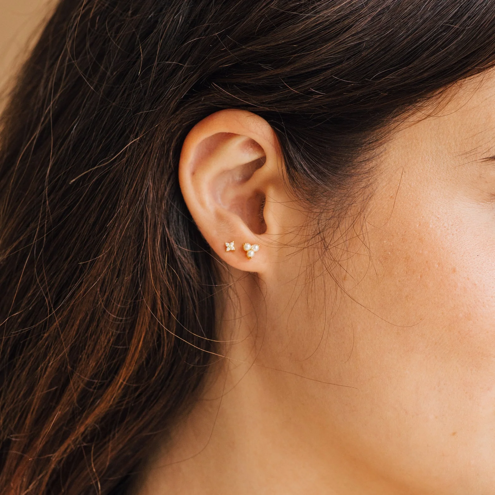 Maud Pearl Studs - Image 8