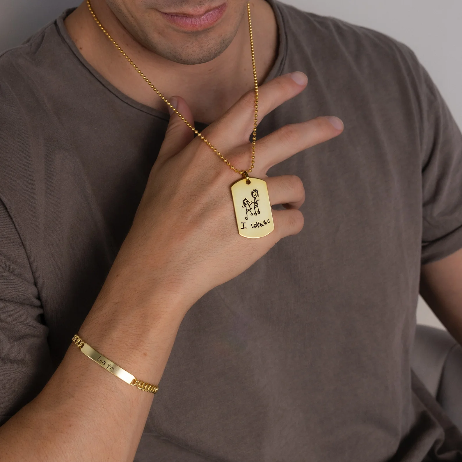 Men's Dog Tag Necklace - Image 5