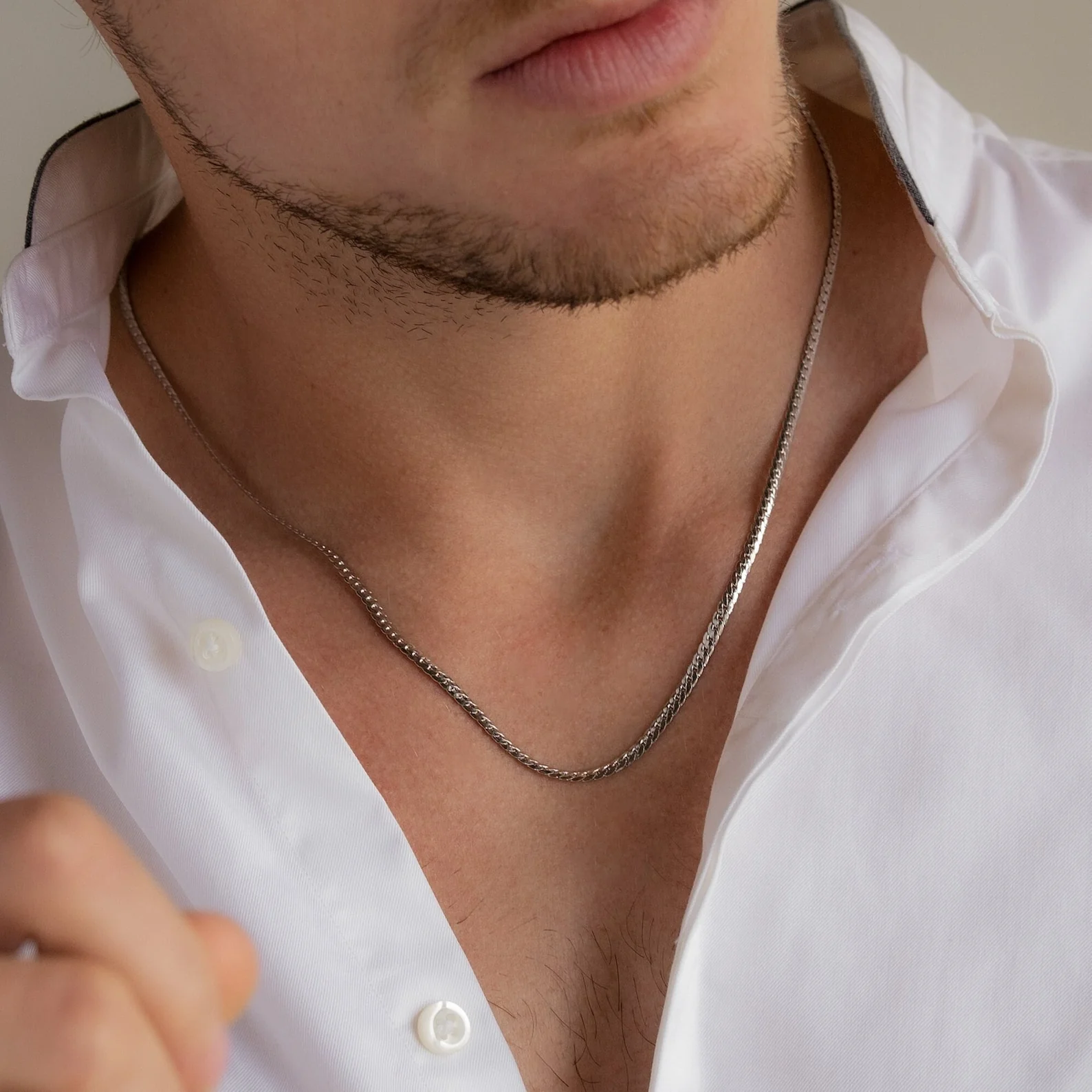 Men's Snake Chain Necklace - Image 3