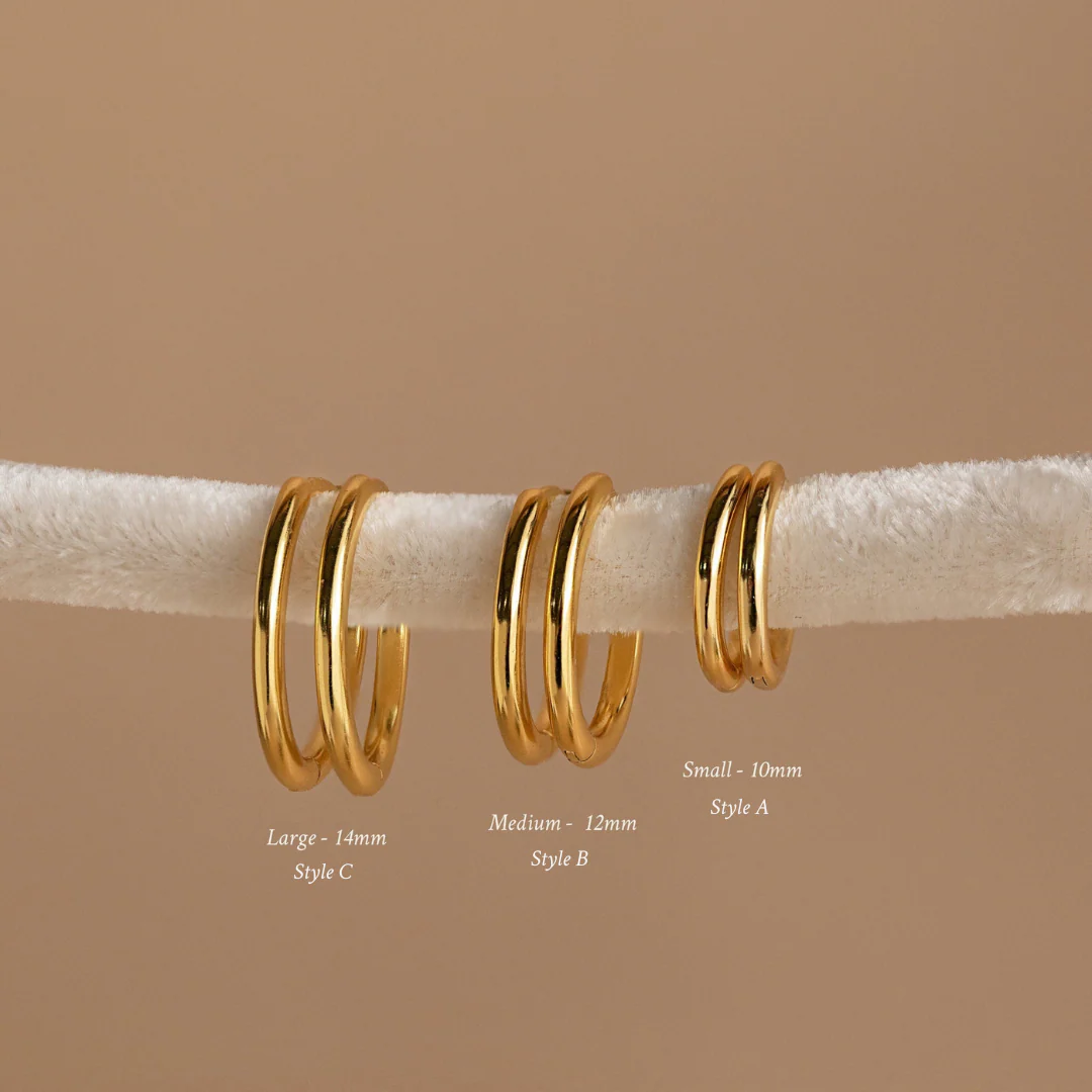 Mini Bold Hoops - Image 3