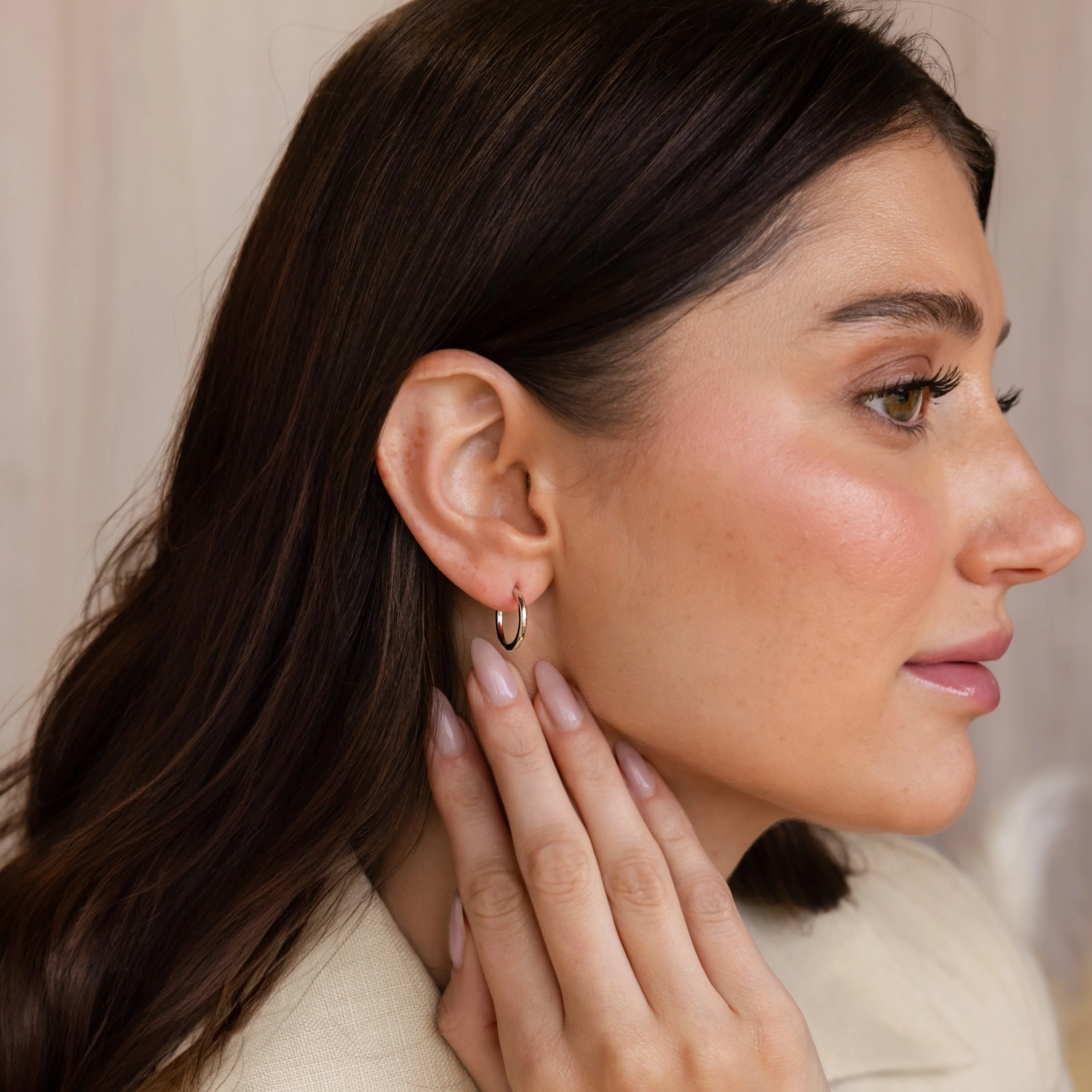 Mini Bold Hoops - Image 6