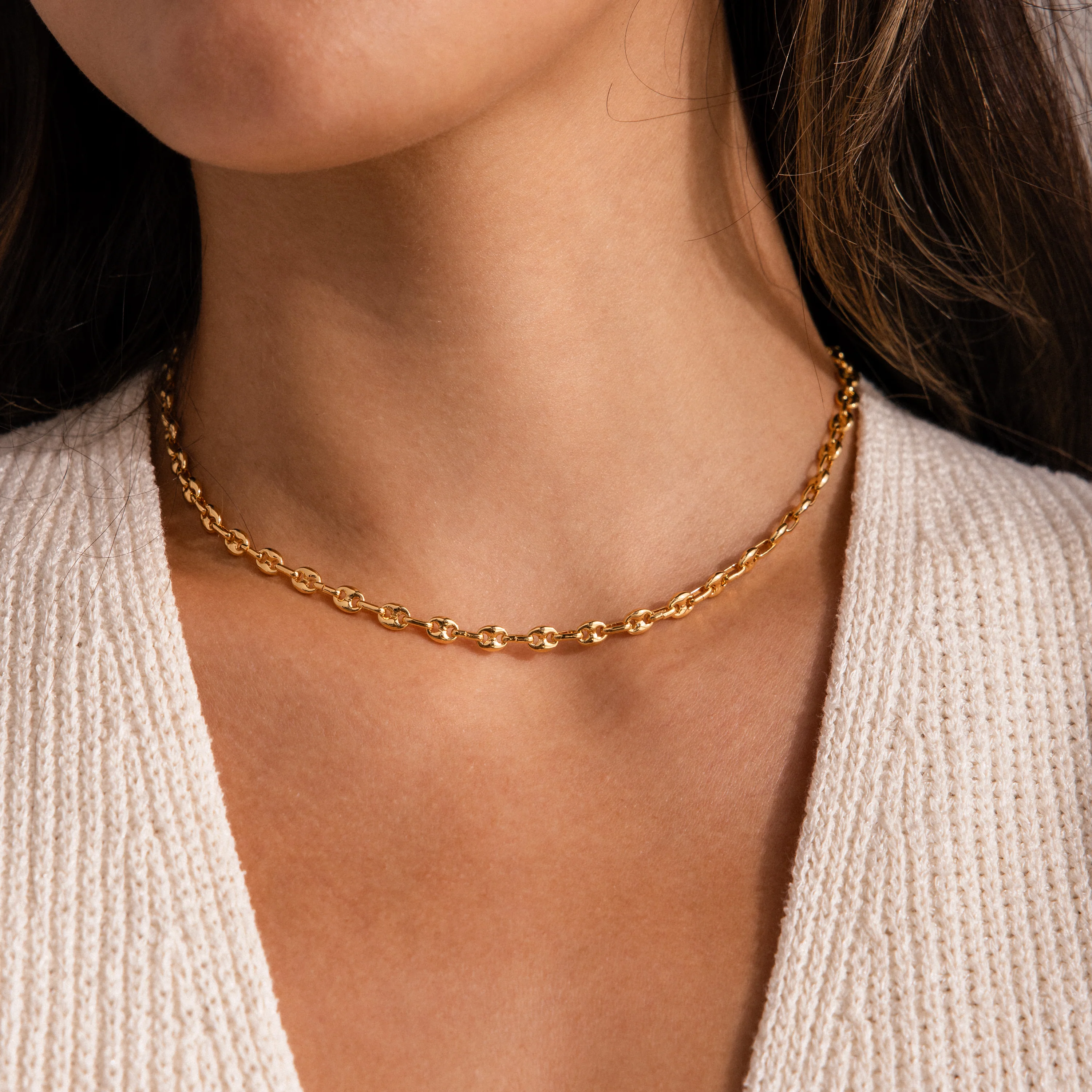 Mini Mariner Chain Necklace - Image 3