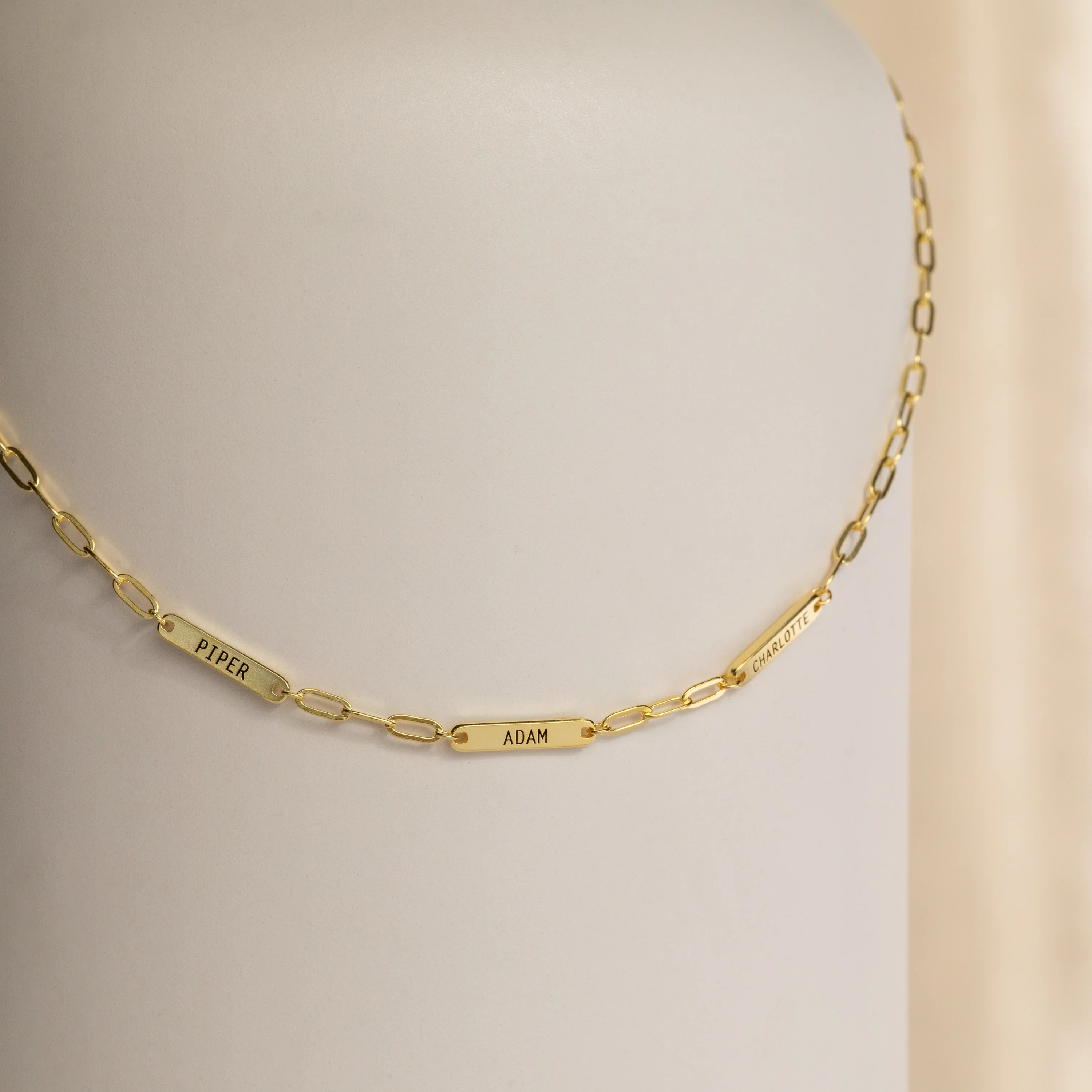 Mini Name Bar Necklace - Image 3