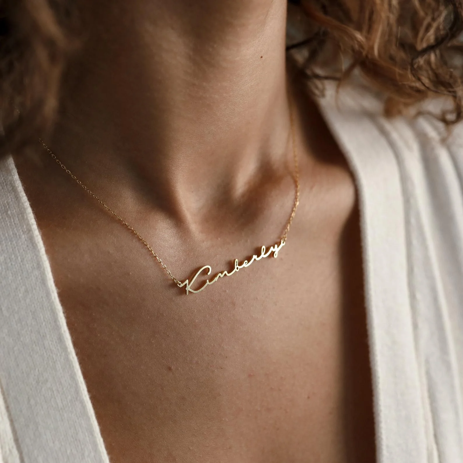 Minimal Name Necklace - Image 5
