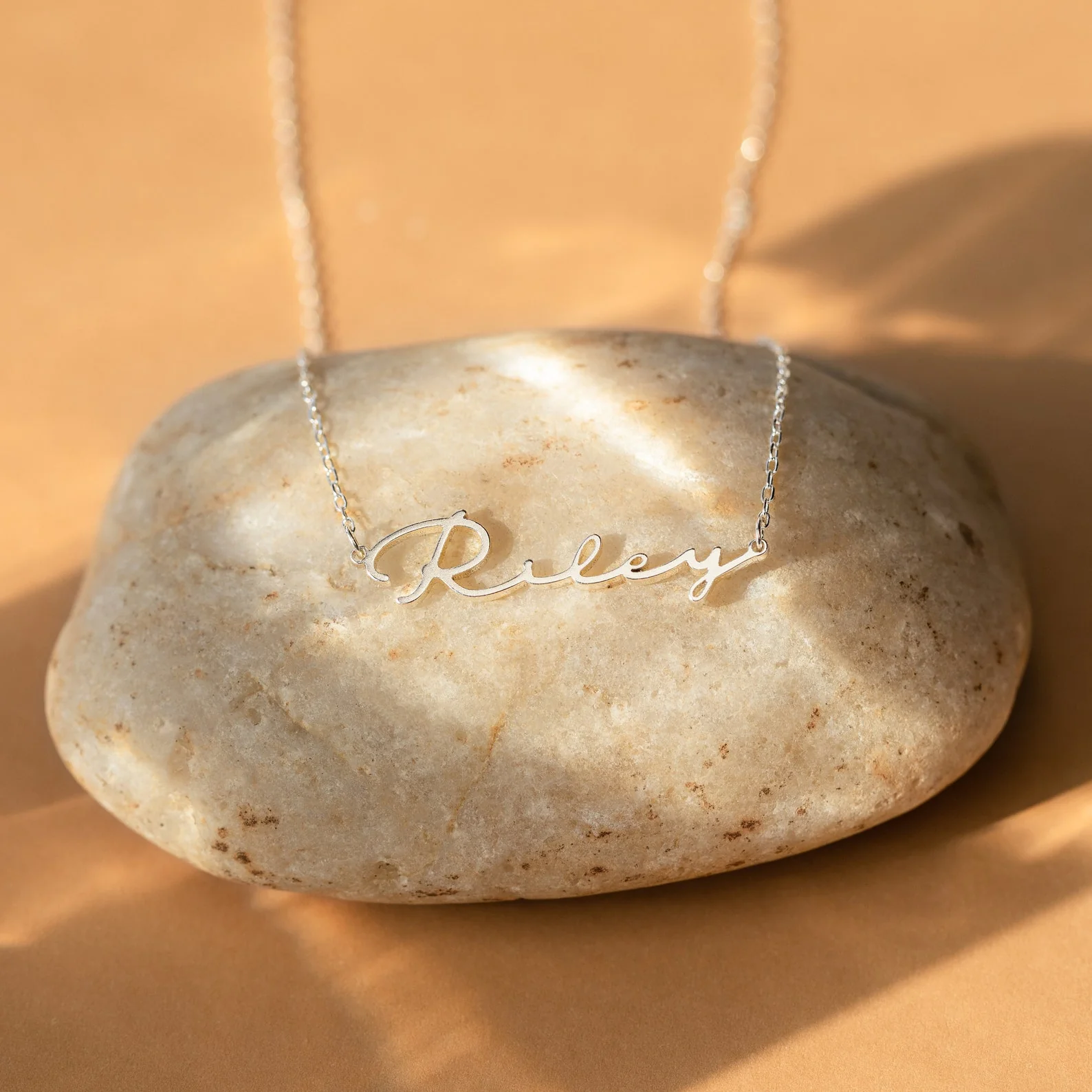 Minimal Sideways Name Necklace - Image 4