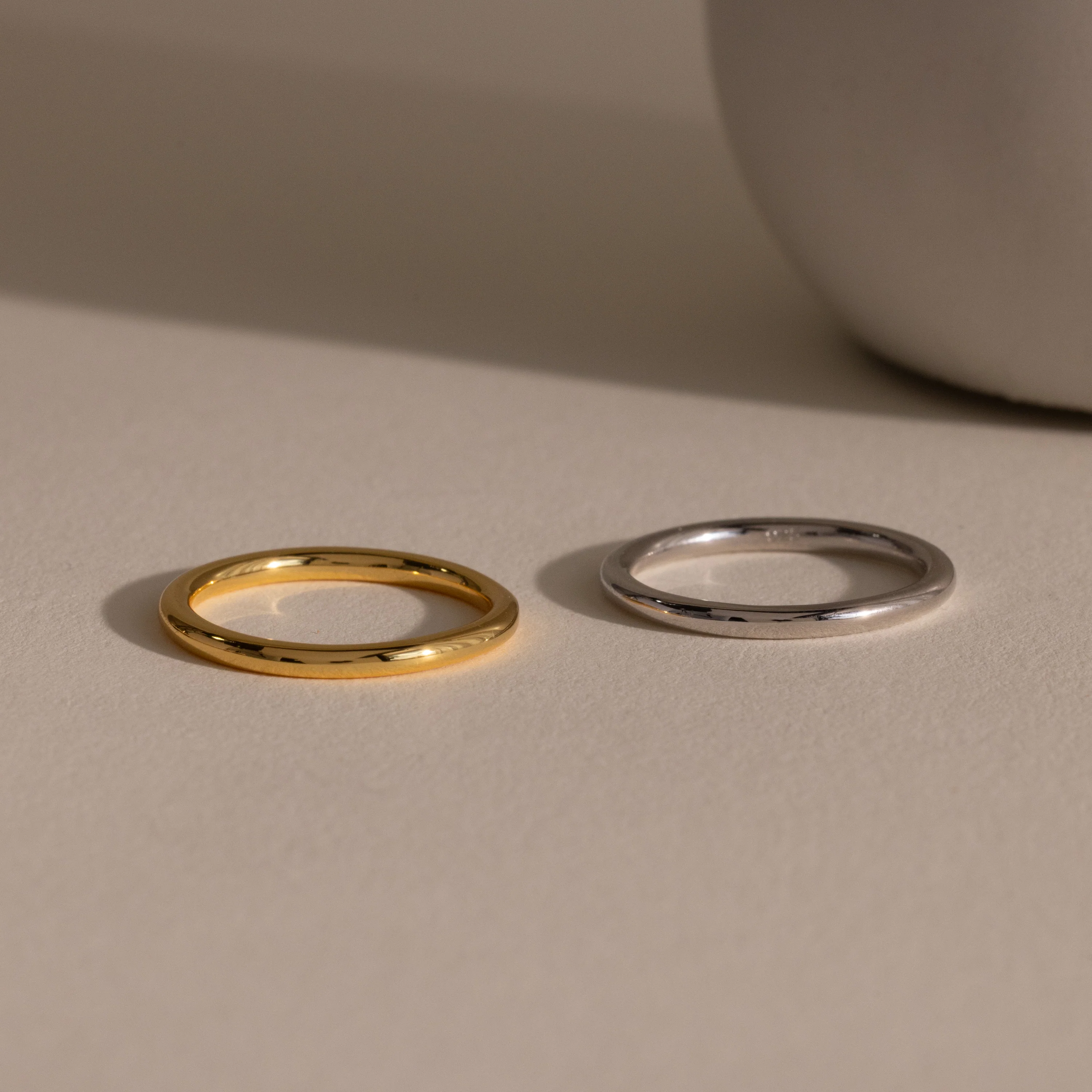 Minimal Stacking Ring in Silver - Image 2