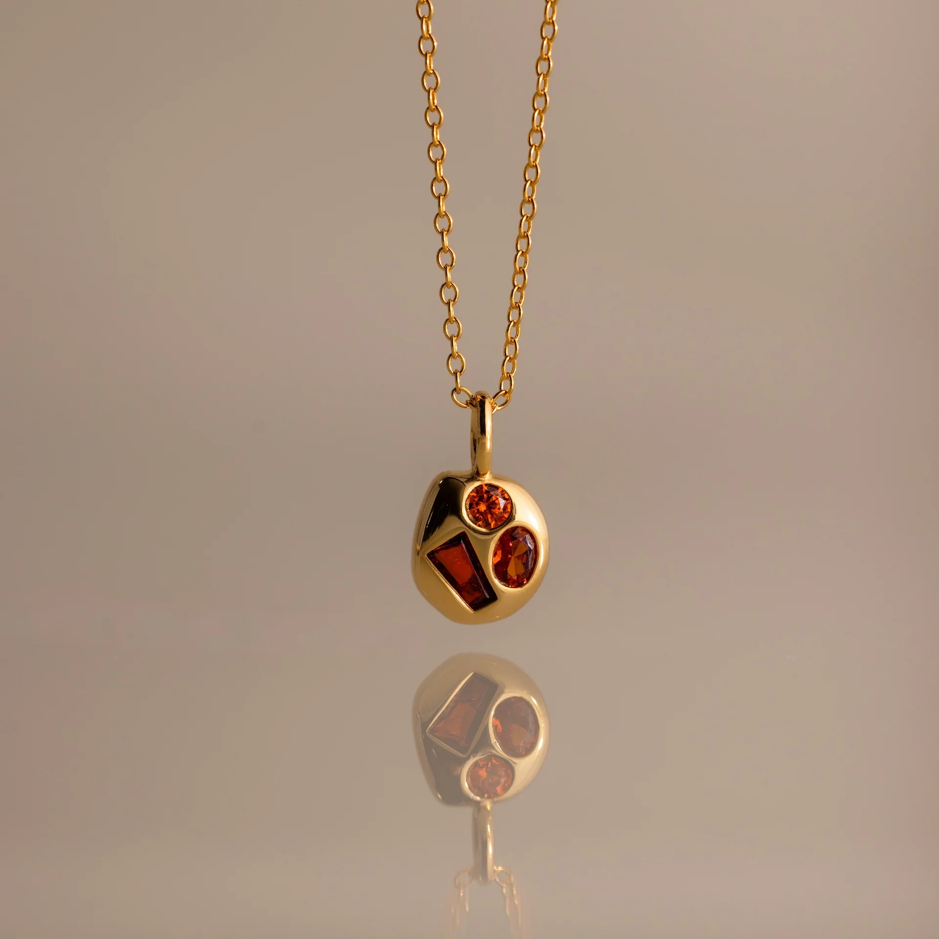 Mixed Birthstone Capsule Necklace - Image 16