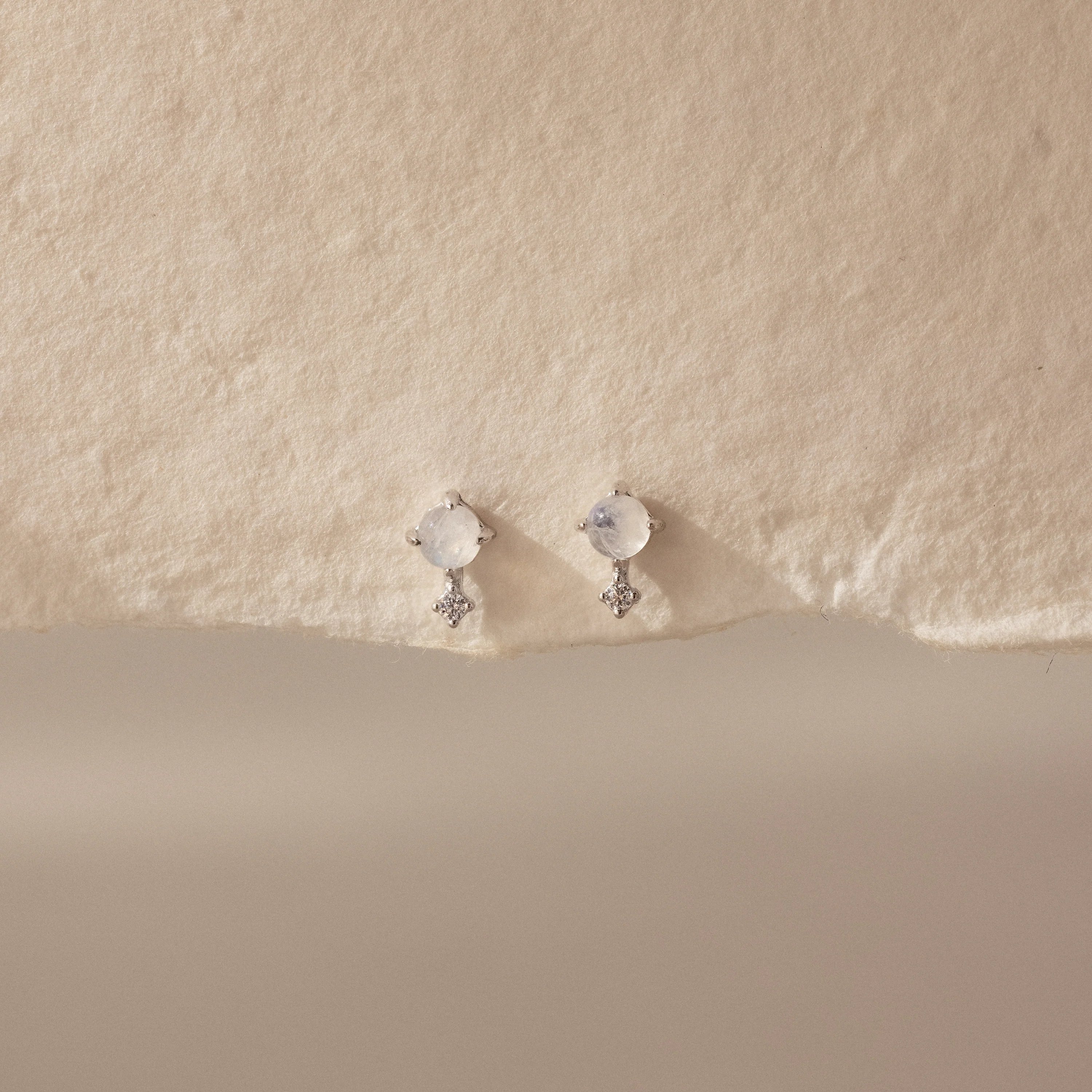 Moonstone Orbit Studs - Image 8