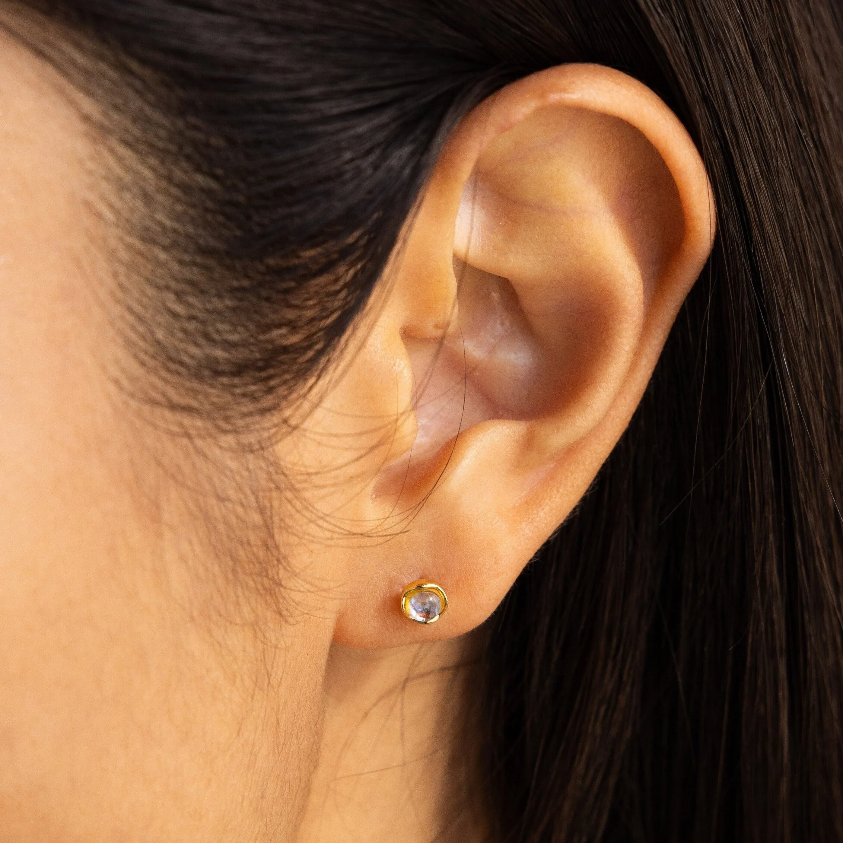 Moonstone Studs - Image 2