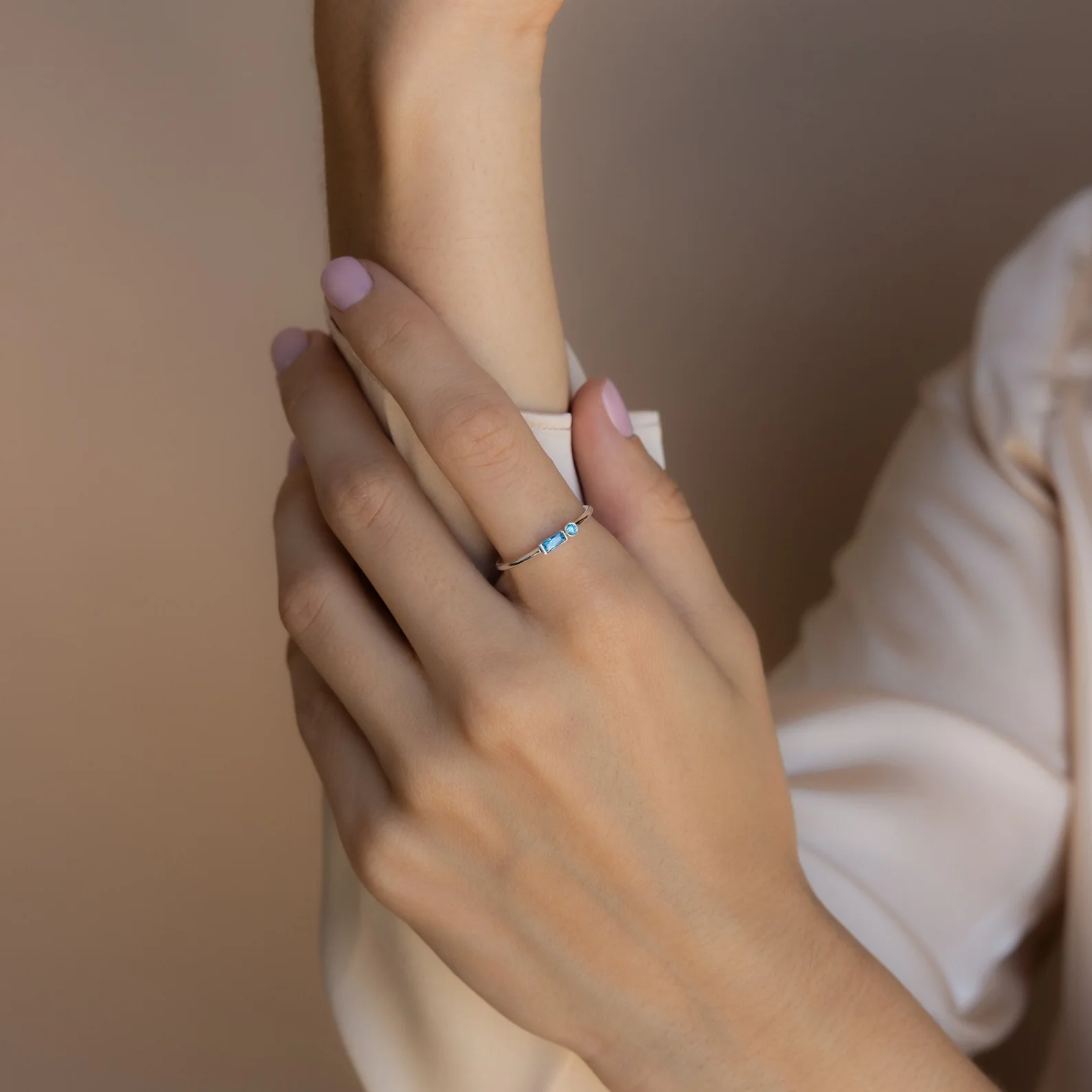 Morse Code Birthstone Ring - Image 5