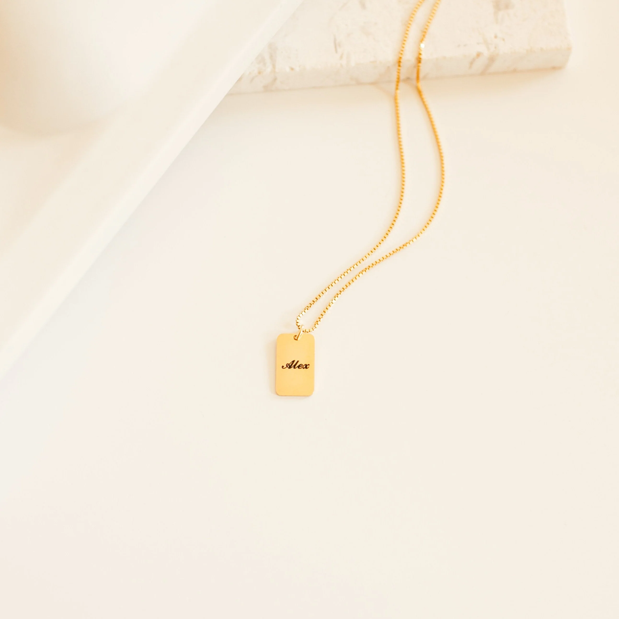 Name Tag Necklace - Image 2