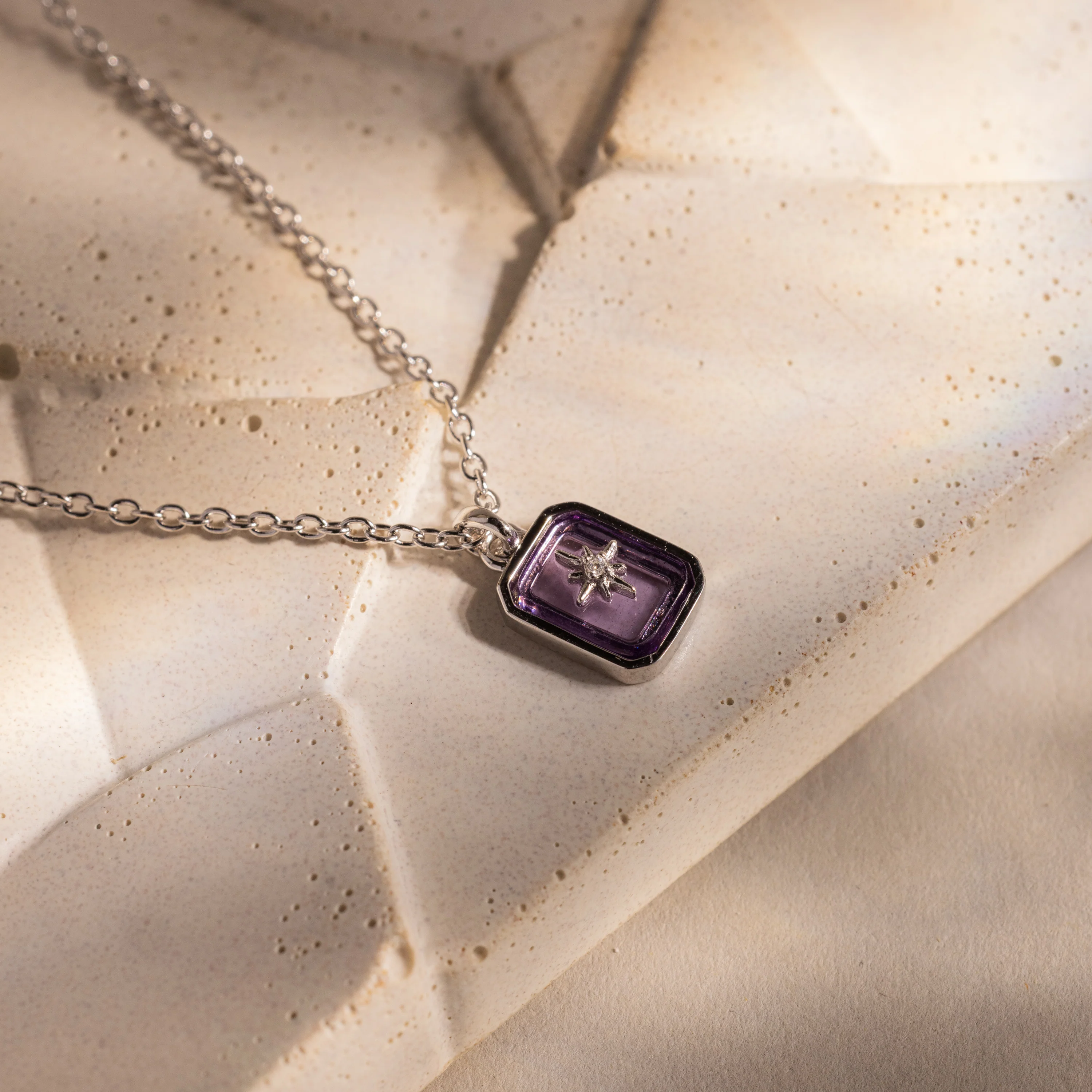 North Star Amethyst Necklace - Image 3