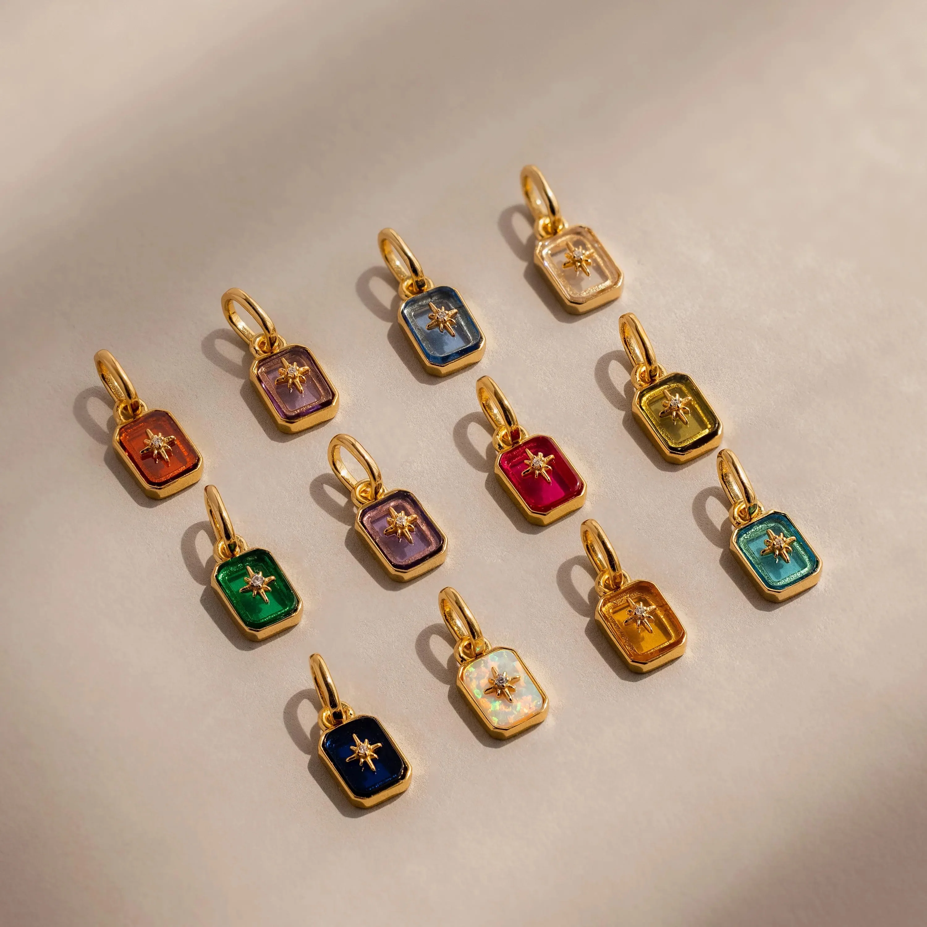 North Star Birthstone Charm - Image 15