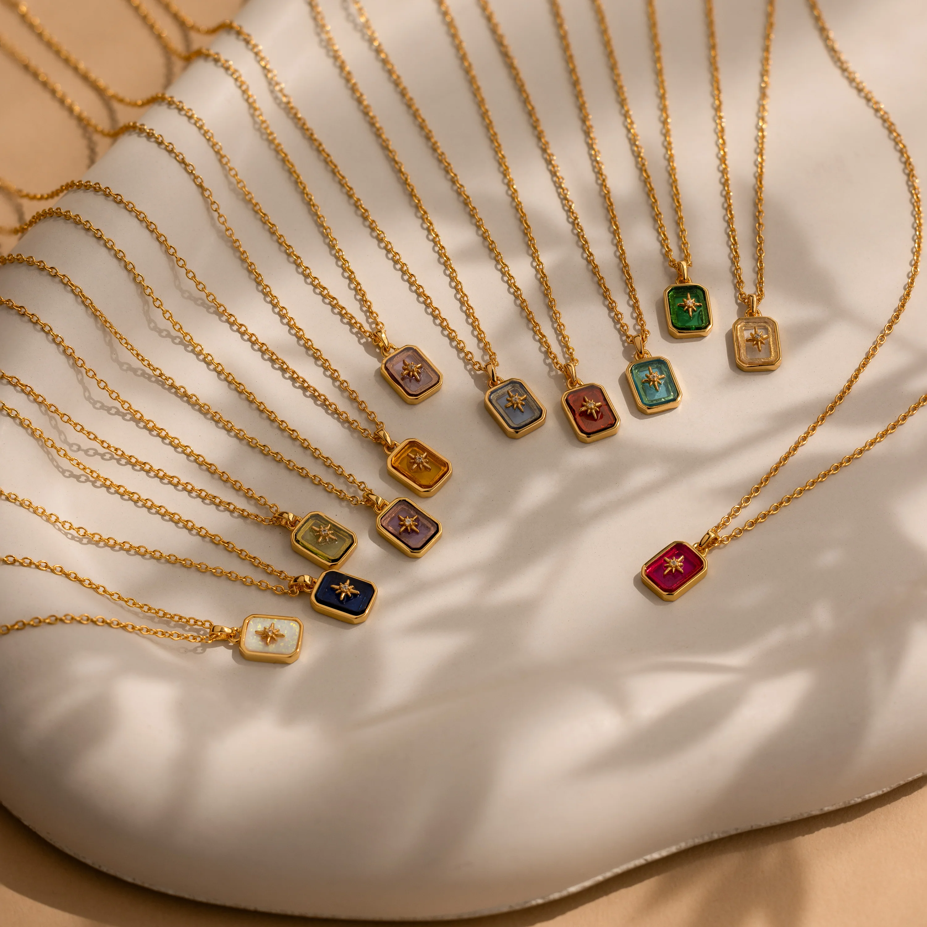 North Star Birthstone Necklace - Image 2