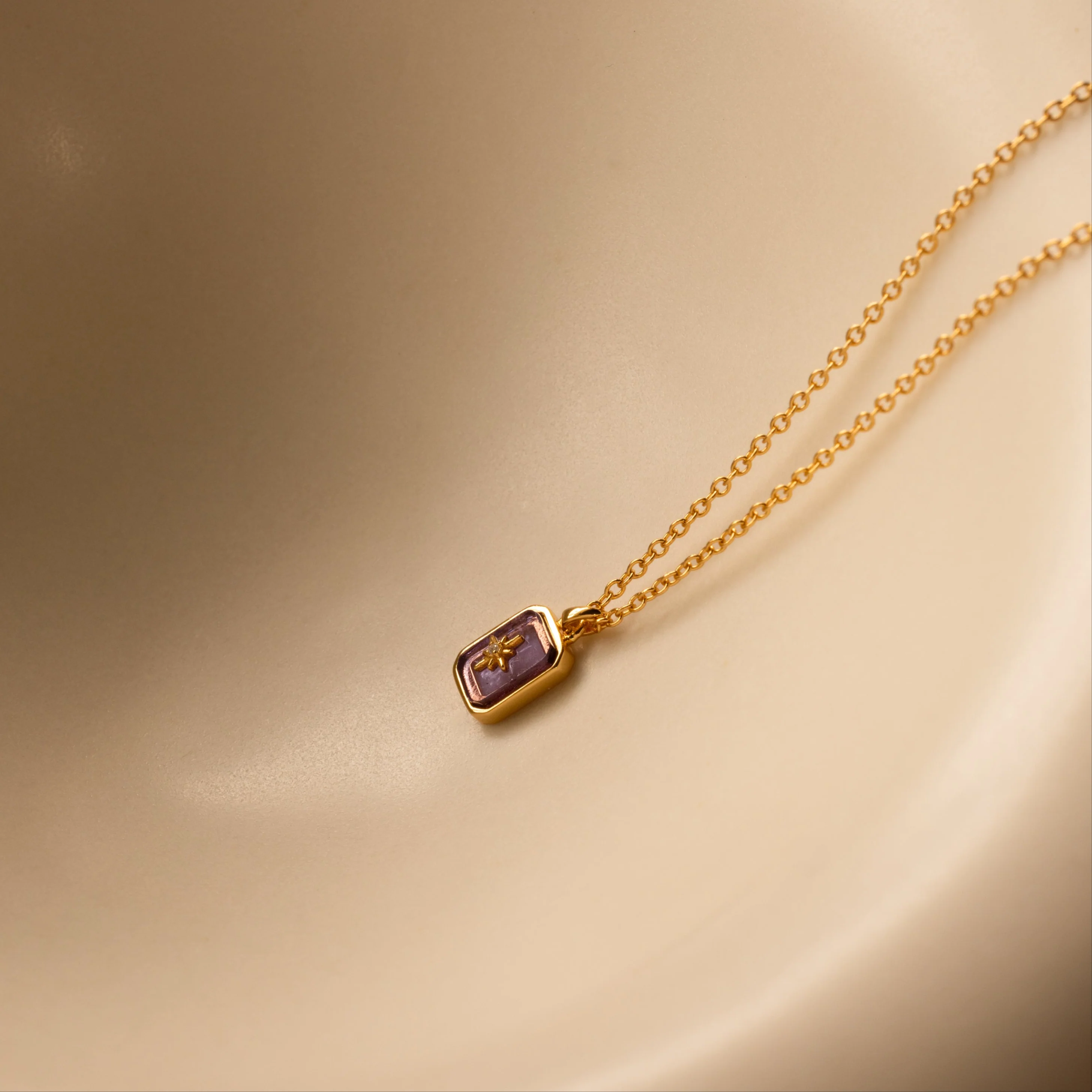North Star Amethyst Necklace