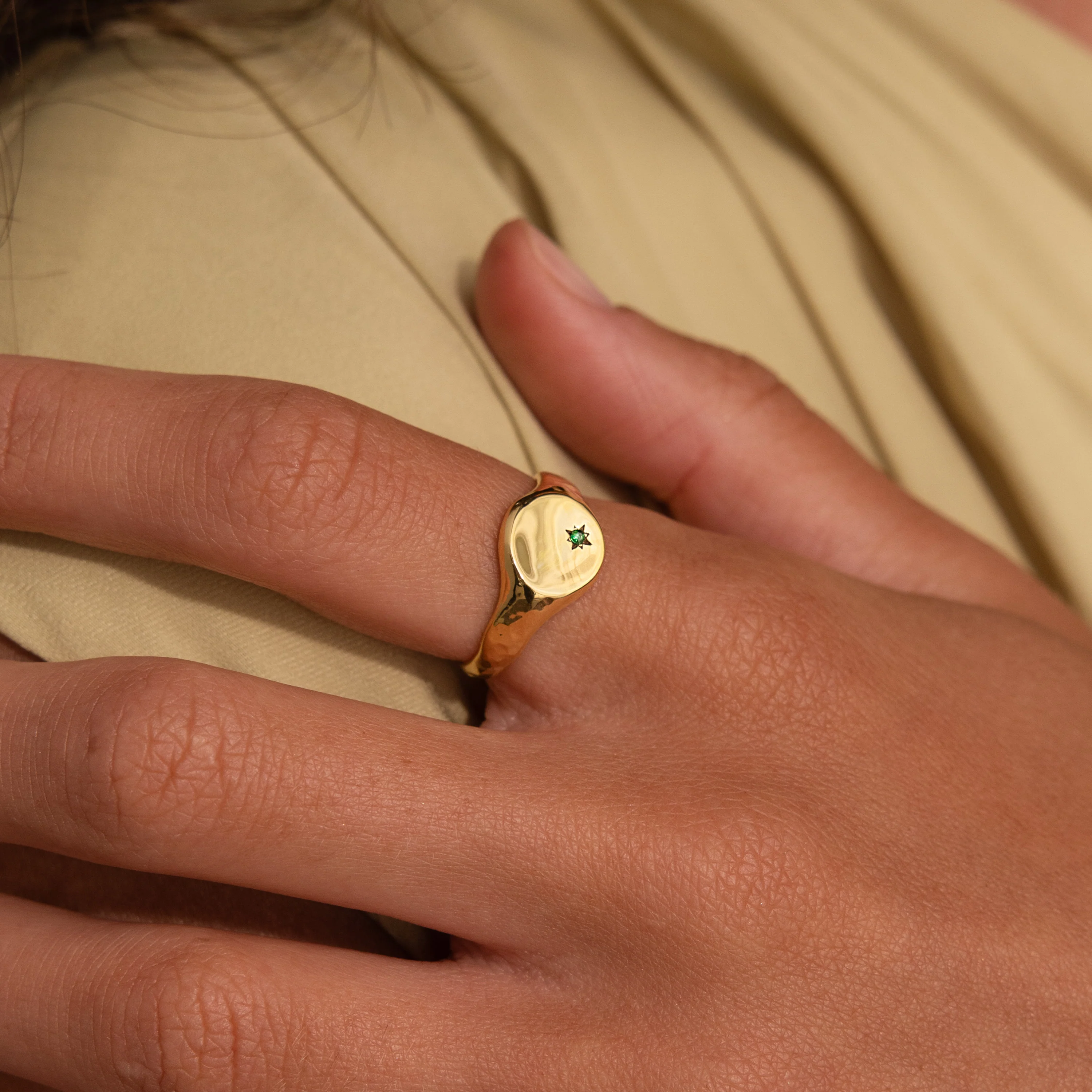 North Star Ruby Signet Ring - Image 2