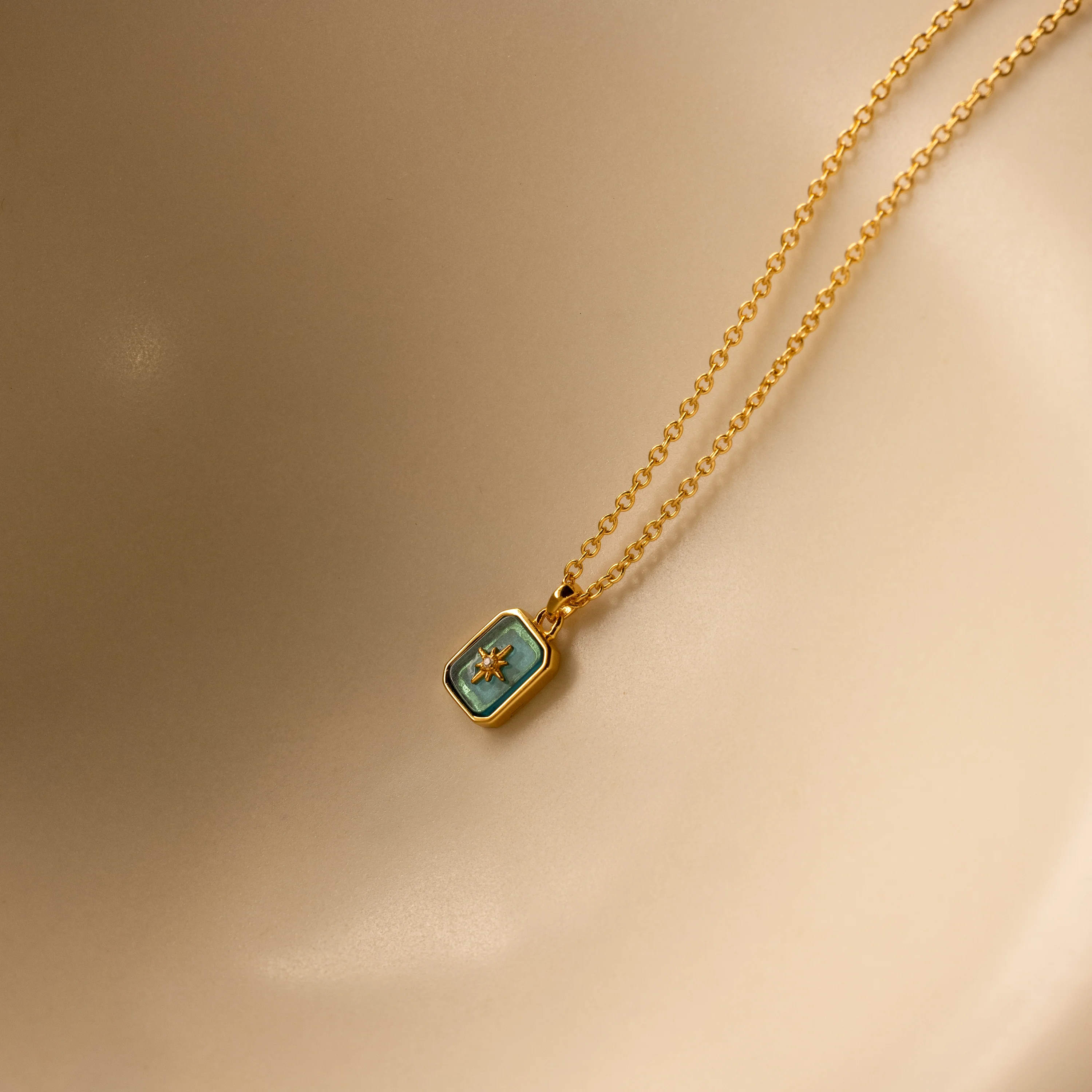 North Star Blue Zircon Necklace - Image 2