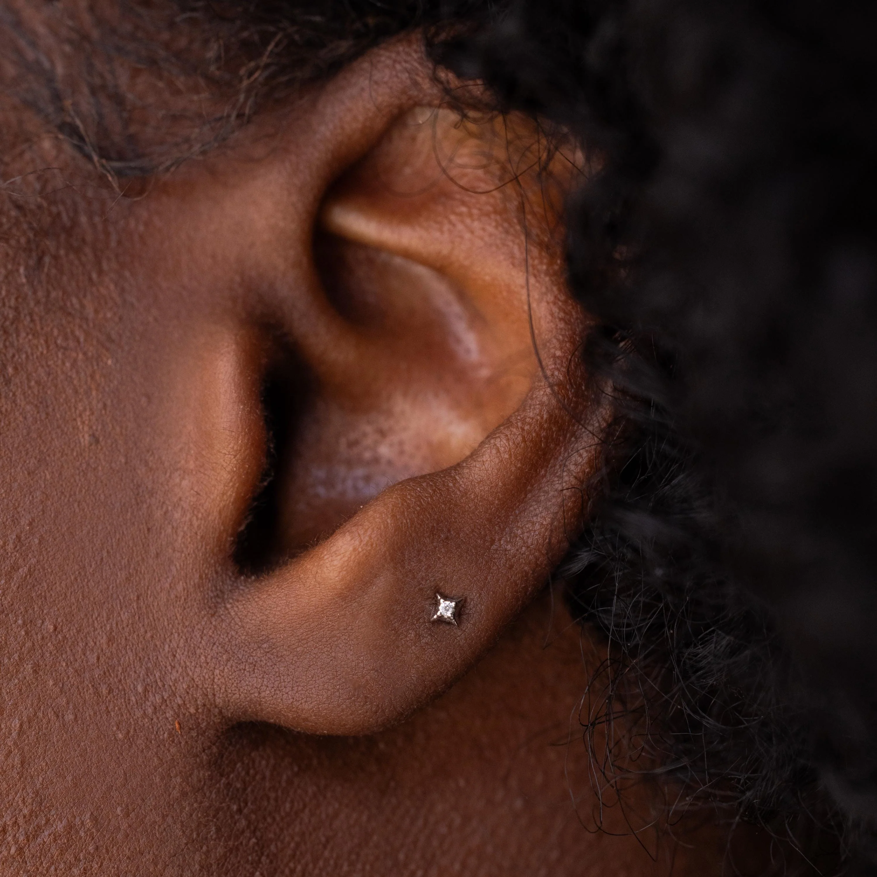 North Star Flatback Studs in Silver - Image 2