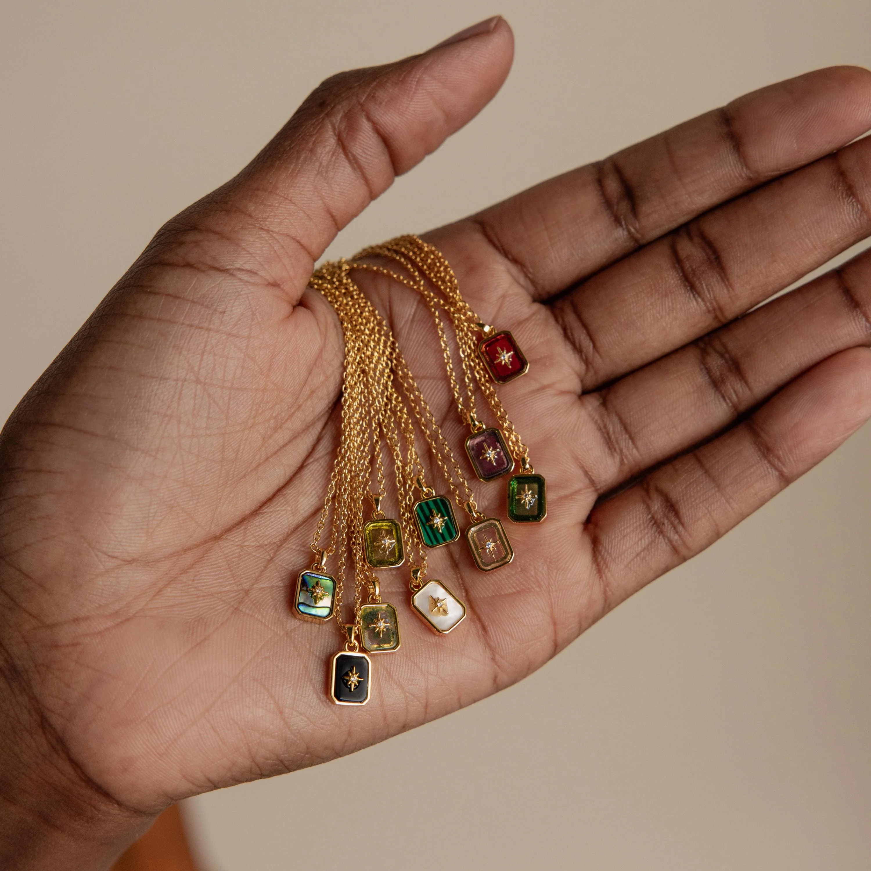 North Star Garnet Necklace - Image 3