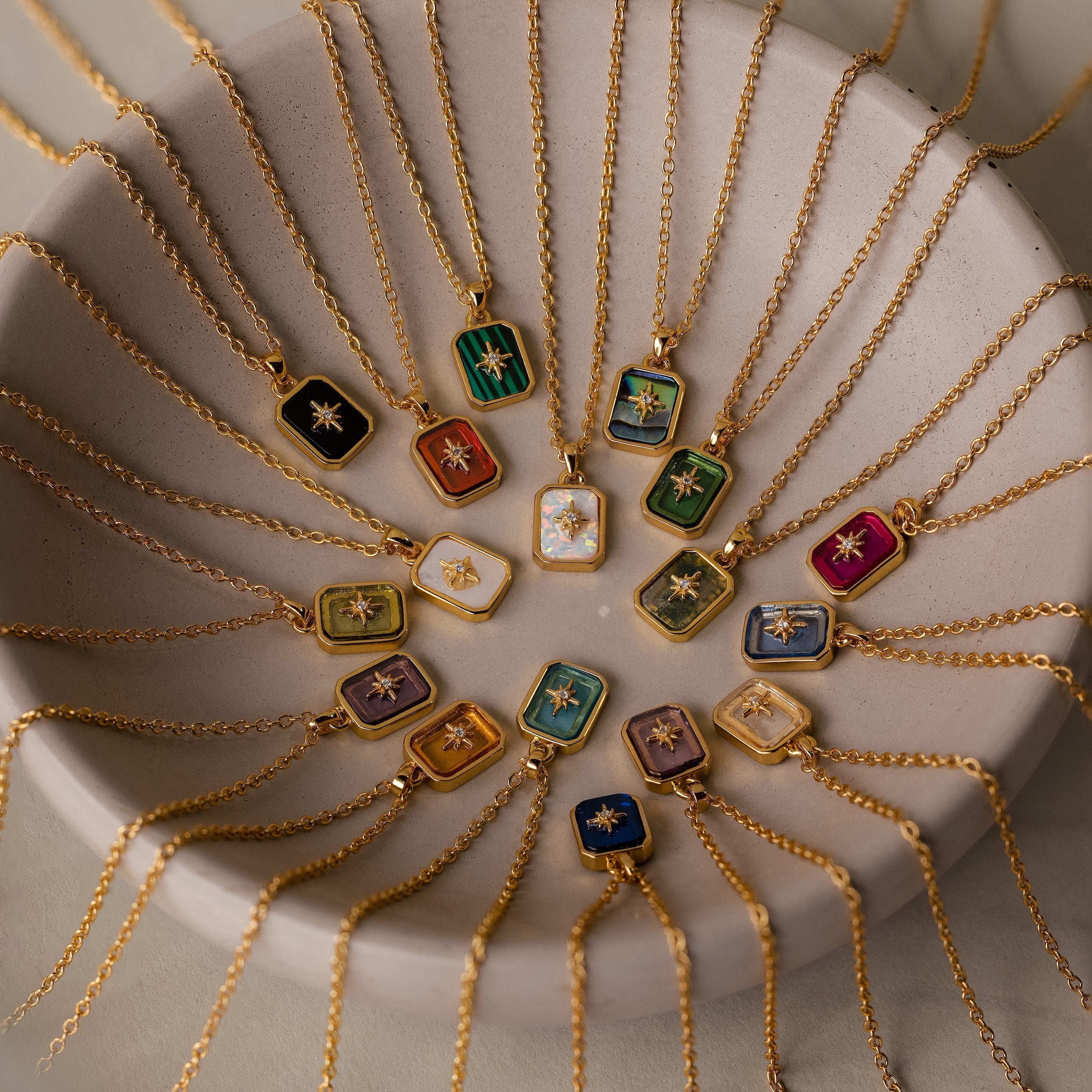 North Star Garnet Necklace - Image 5