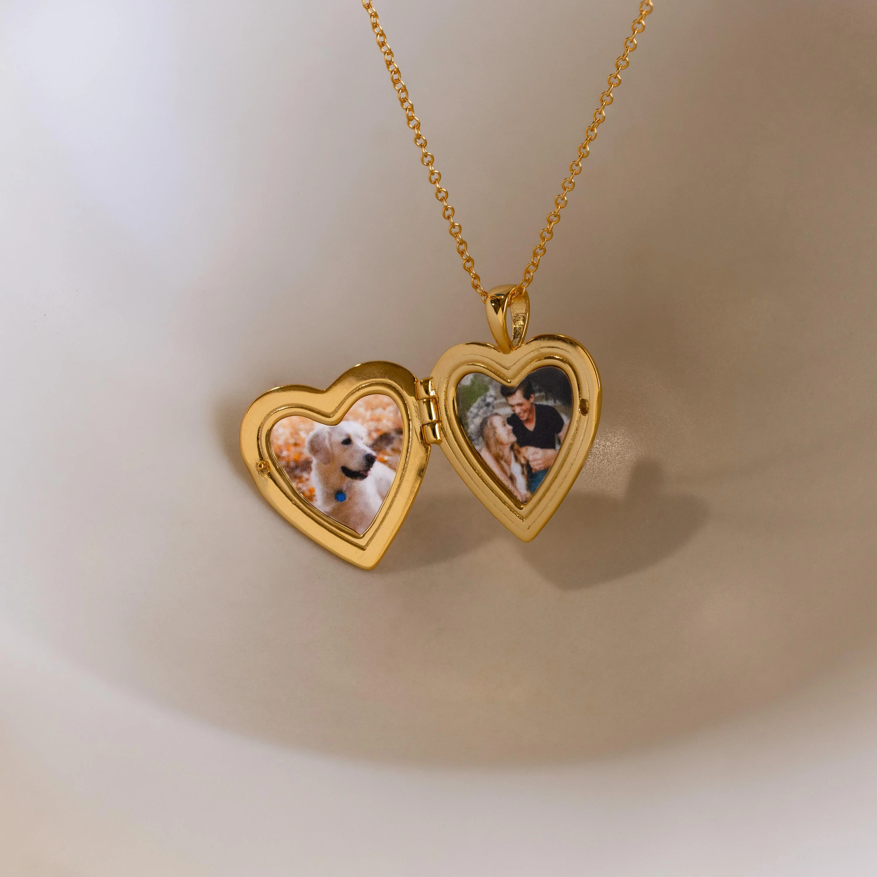 North Star Heart Locket Necklace - Image 6