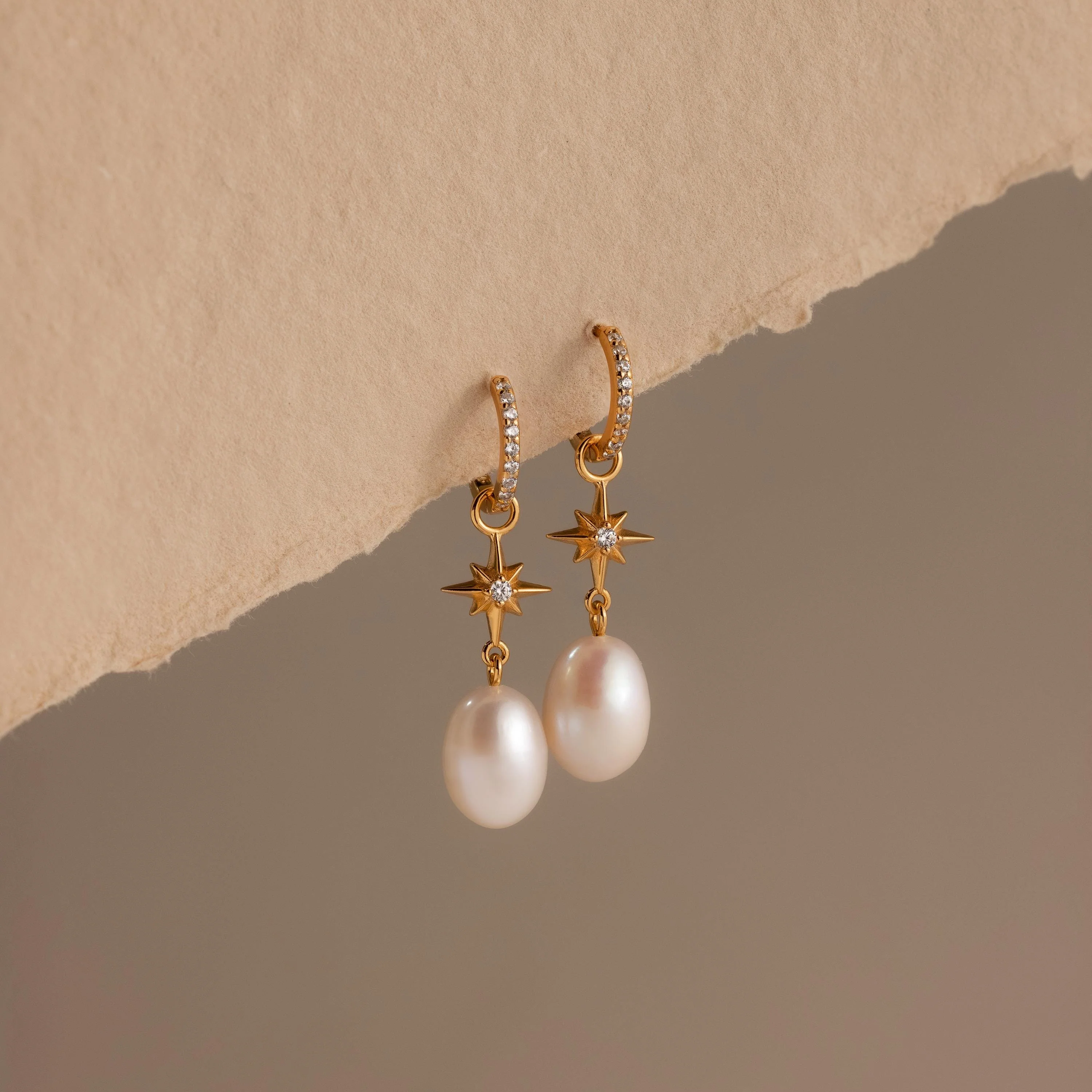North Star Pearl Hoops