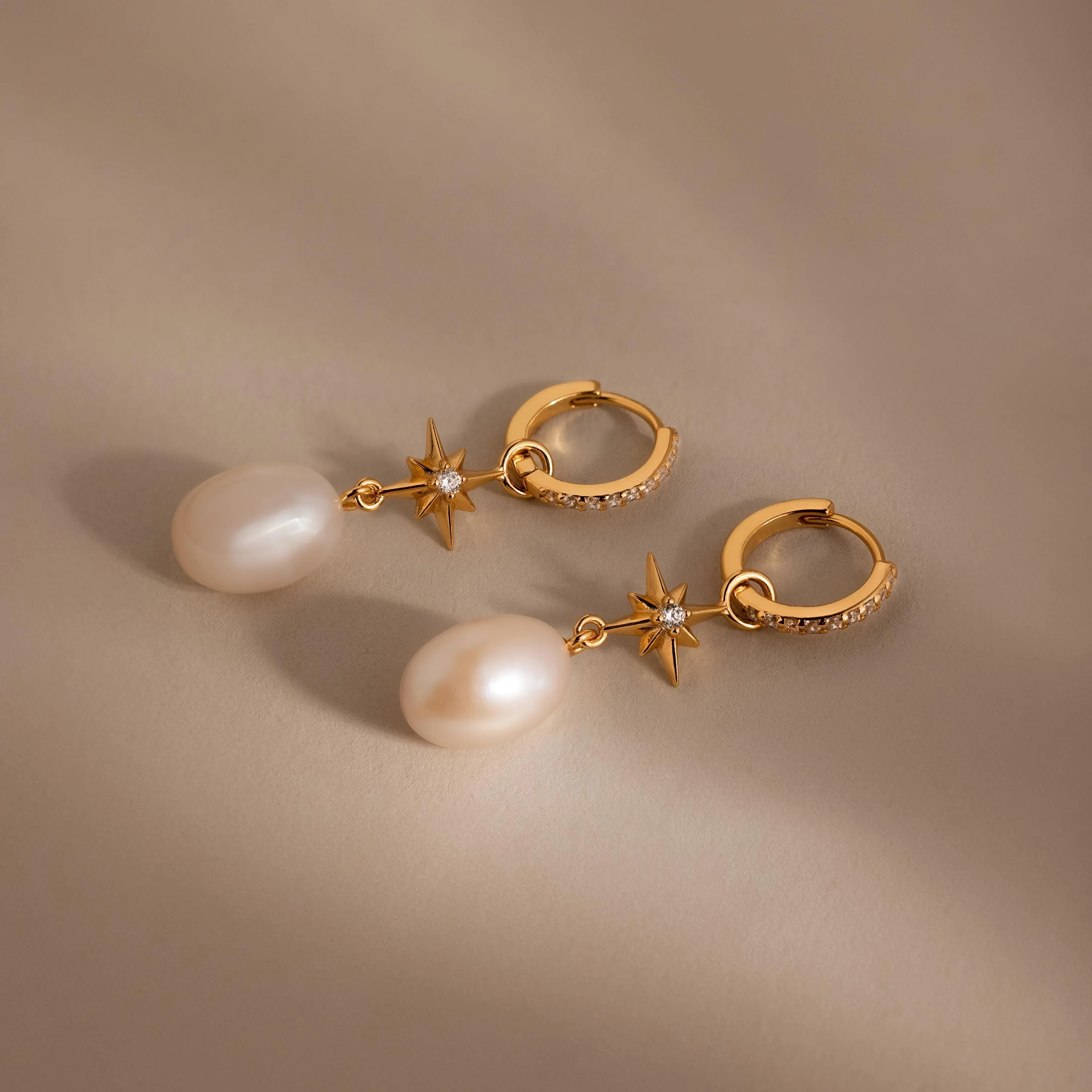 North Star Pearl Hoops - Image 8