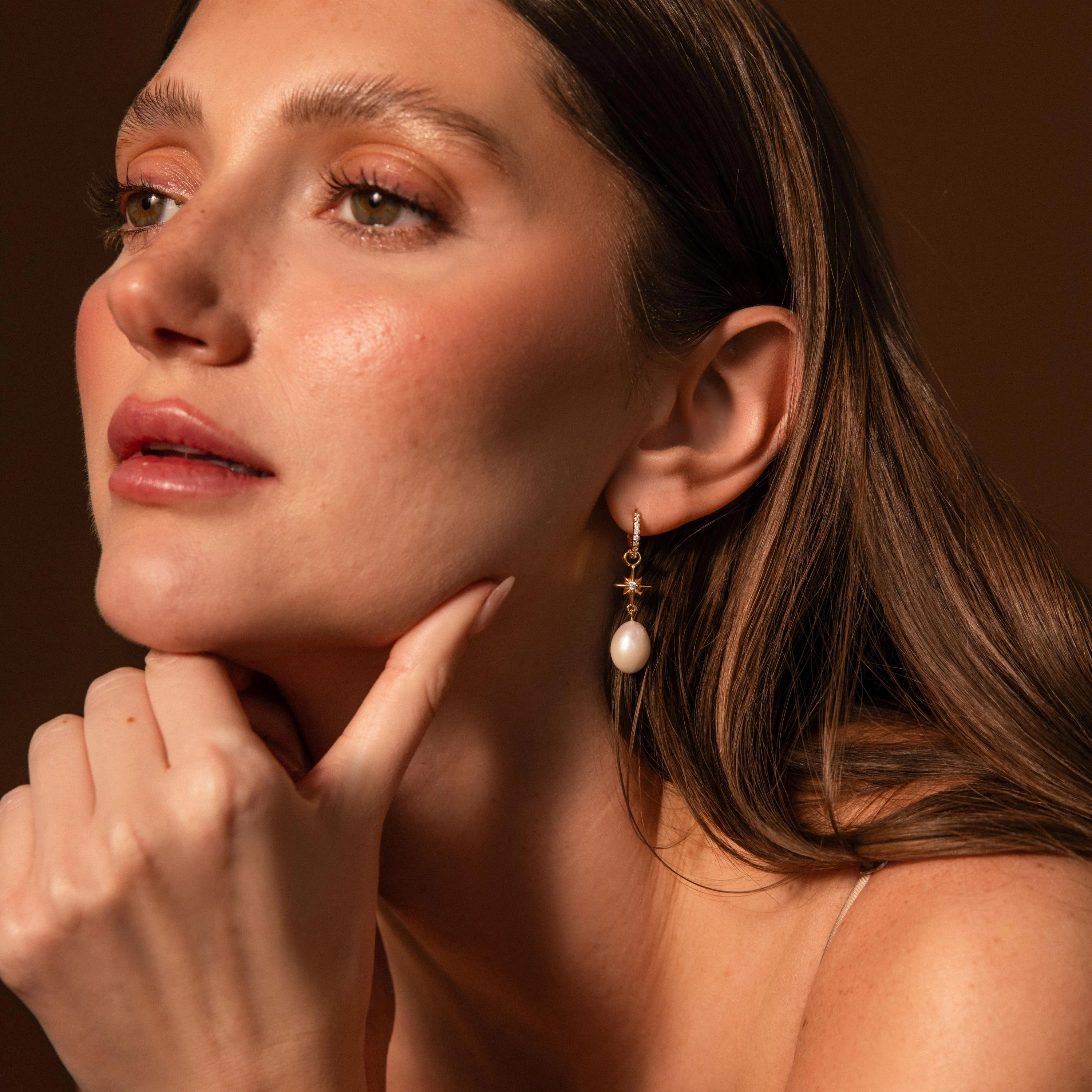 North Star Pearl Hoops - Image 9