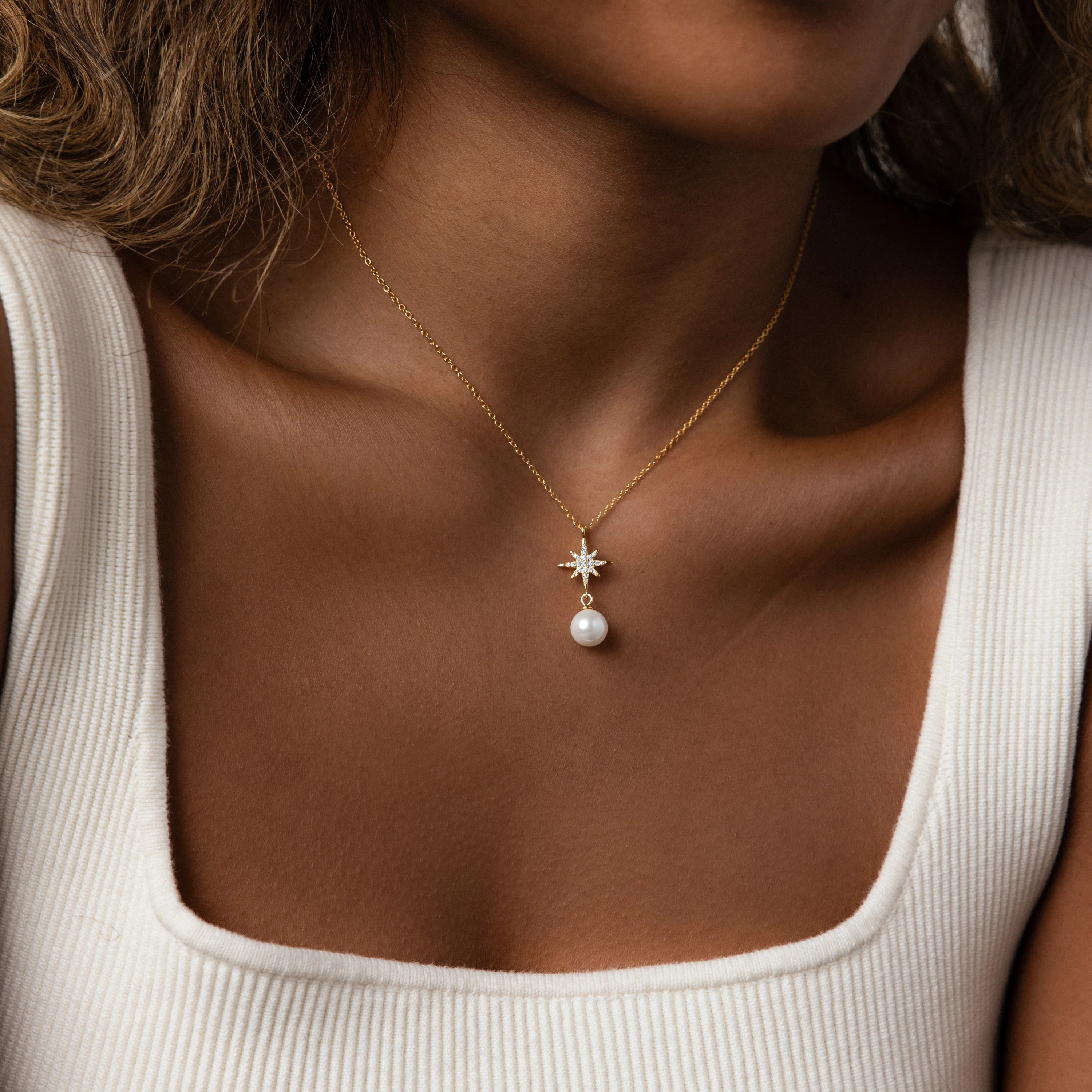North Star Pearl Necklace - Image 3