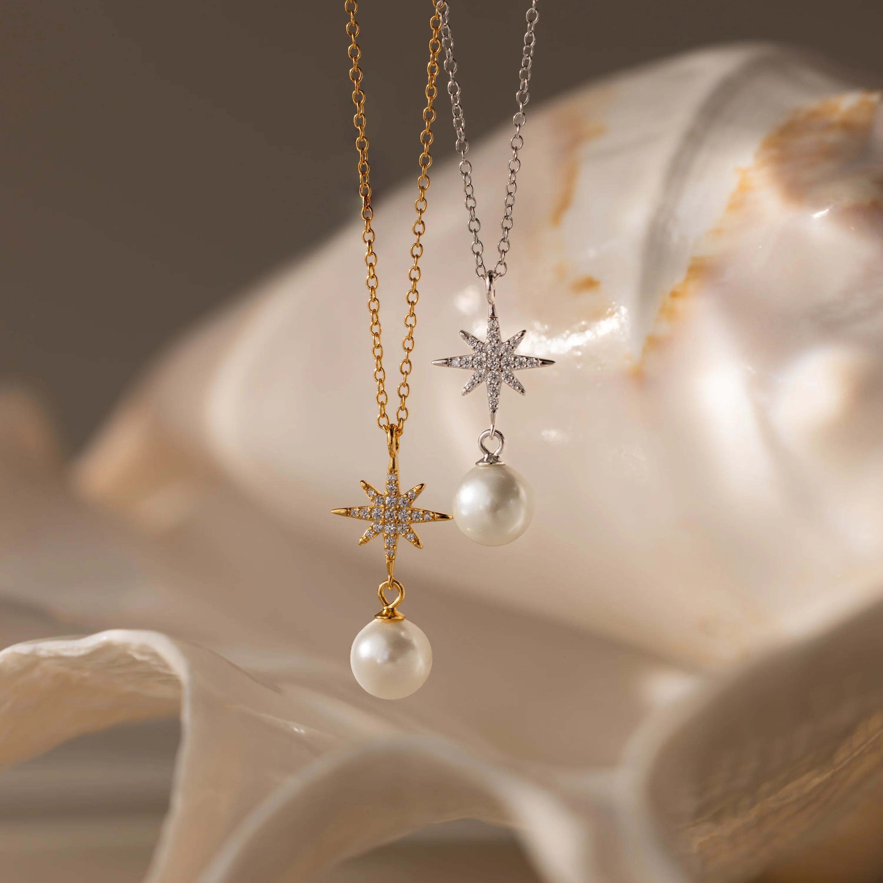 North Star Pearl Necklace - Image 4