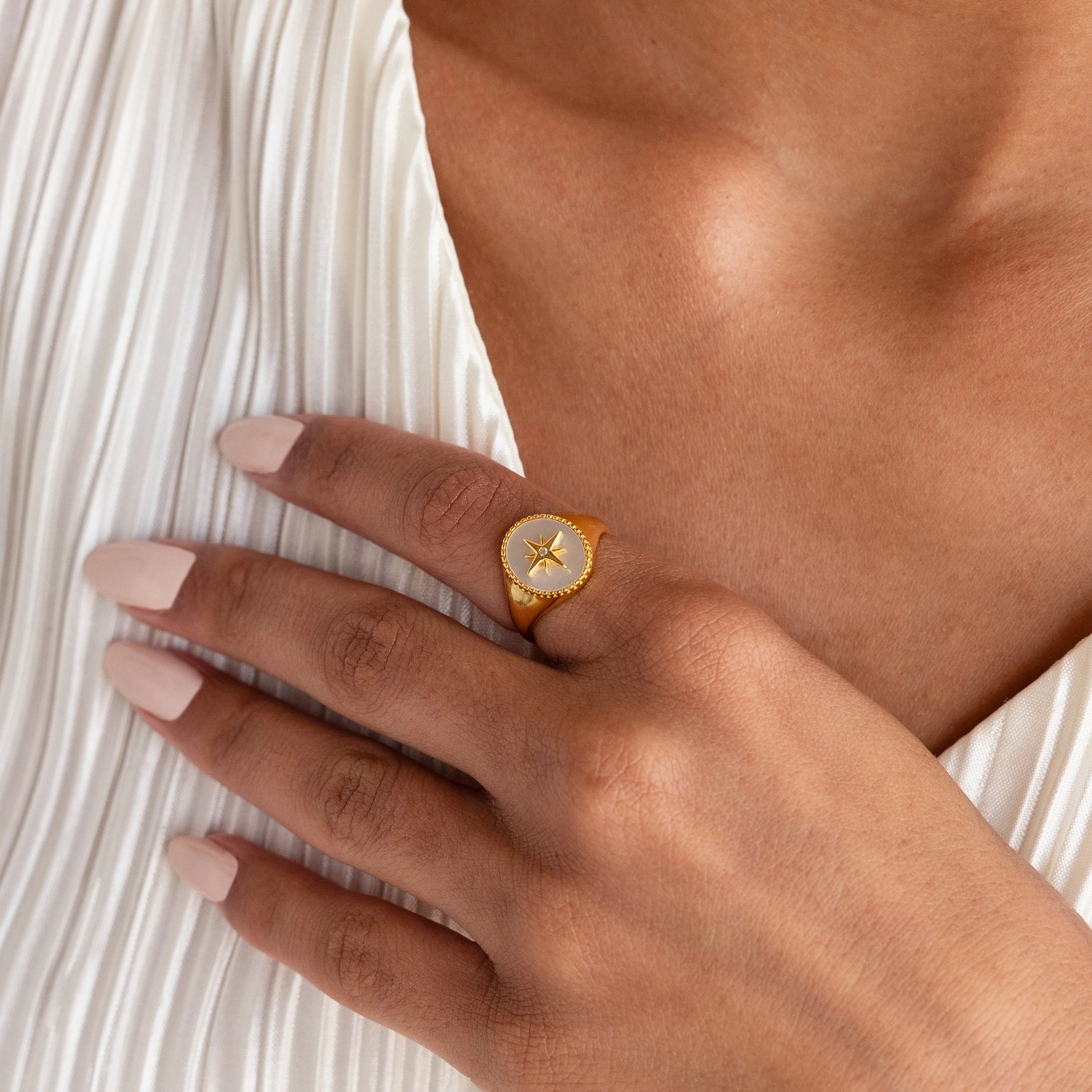 North Star Signet Ring - Image 4