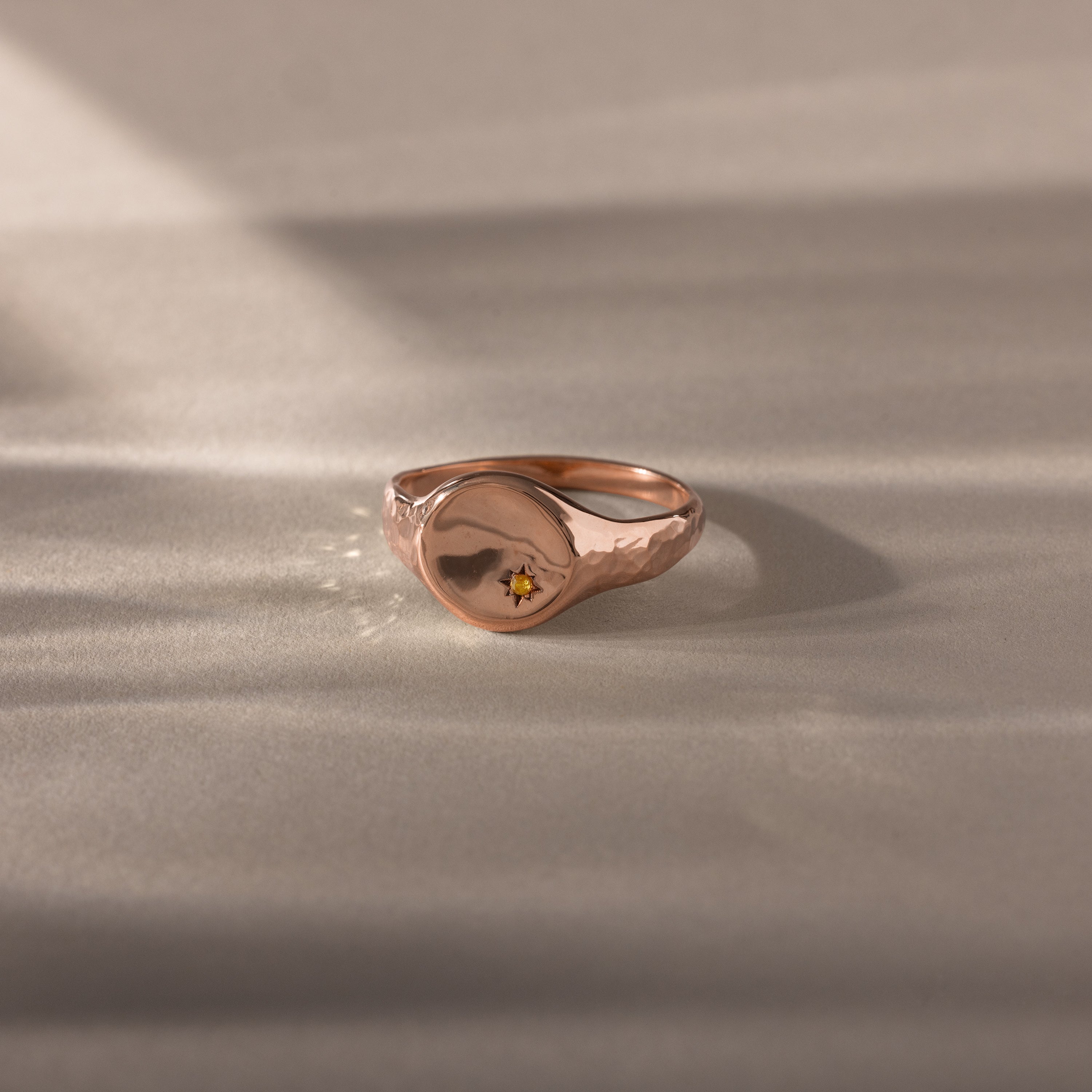 North Star Topaz Signet Ring - Image 5