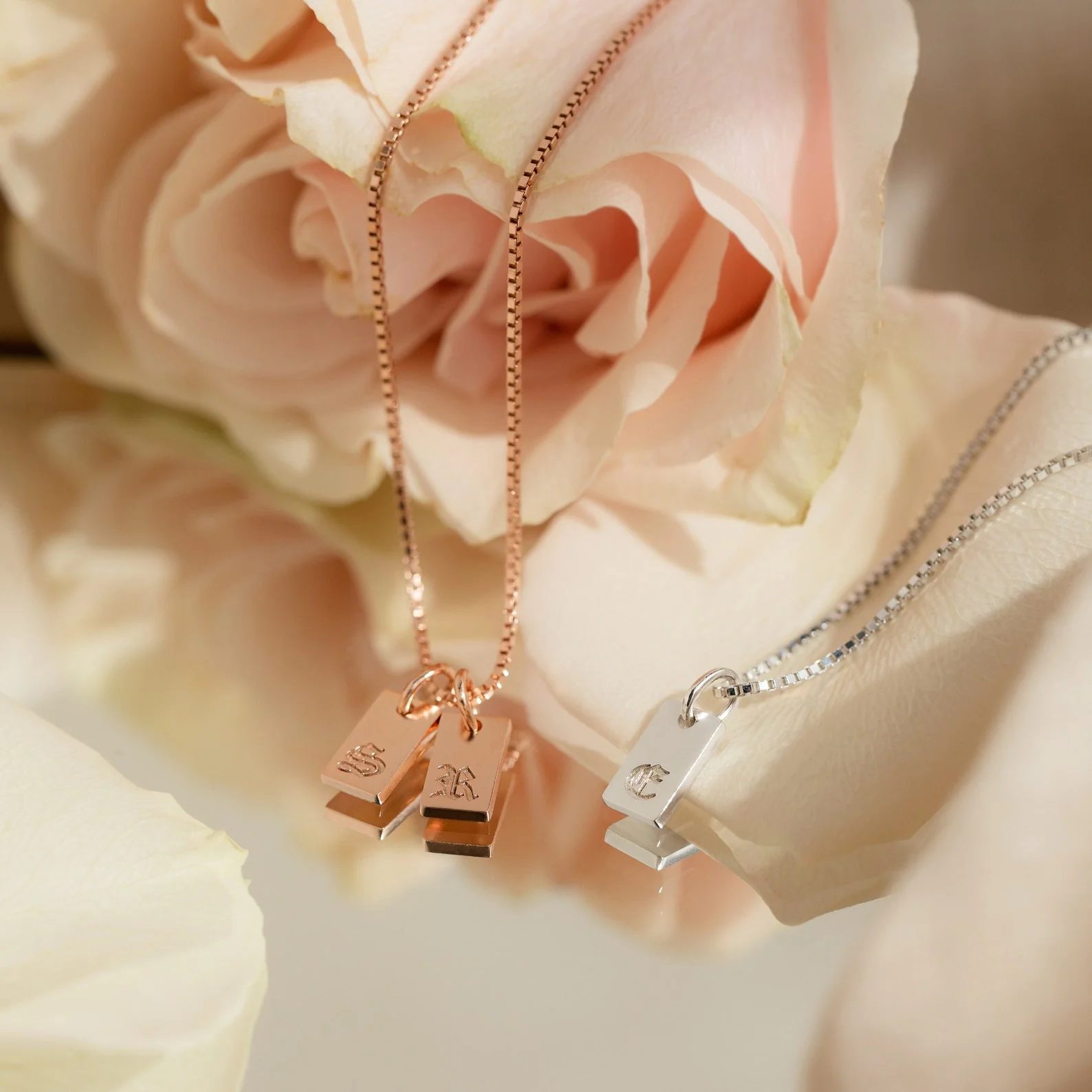 Old English Mini Tag Necklace - Image 3