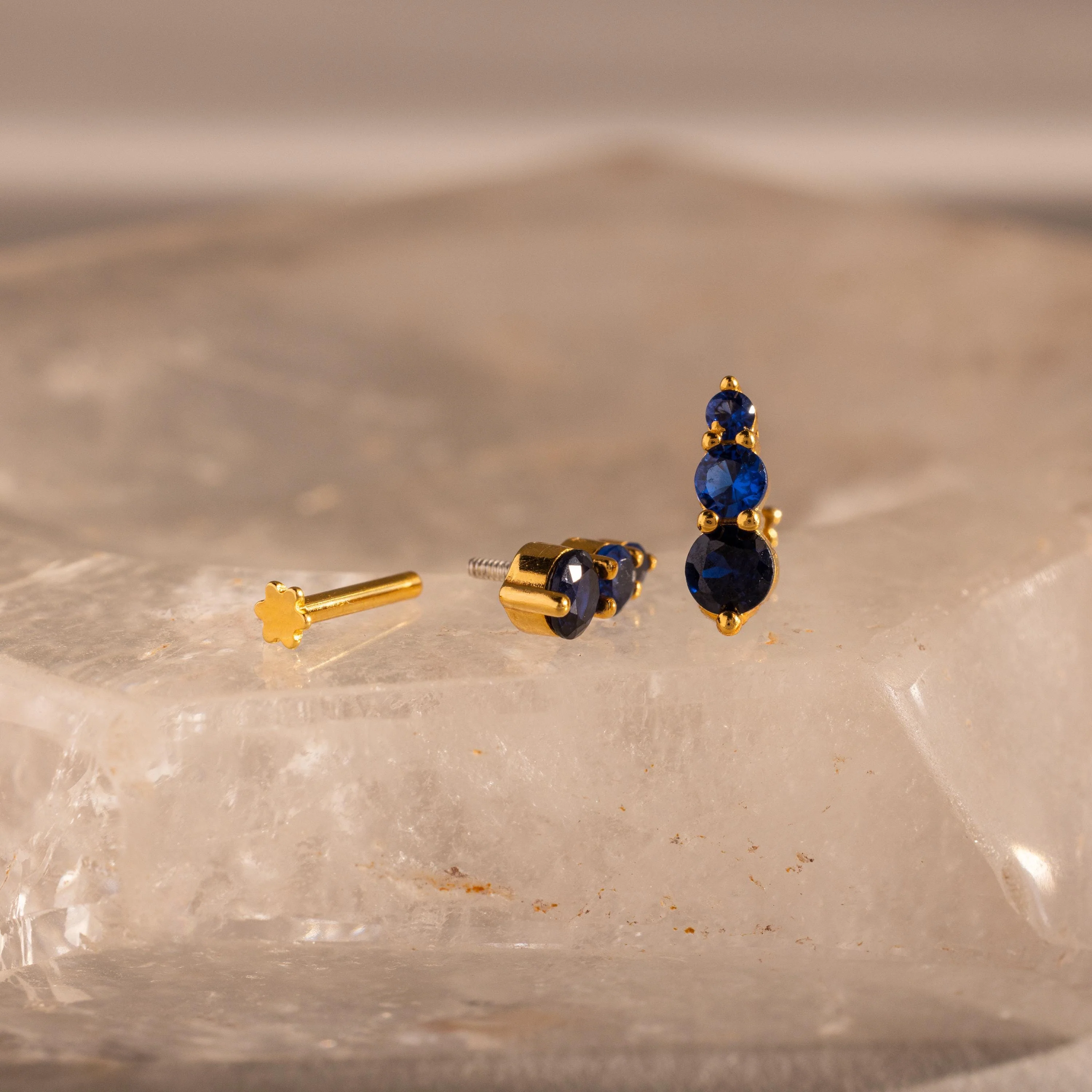 Ombre Birthstone Flatback Studs - Image 5