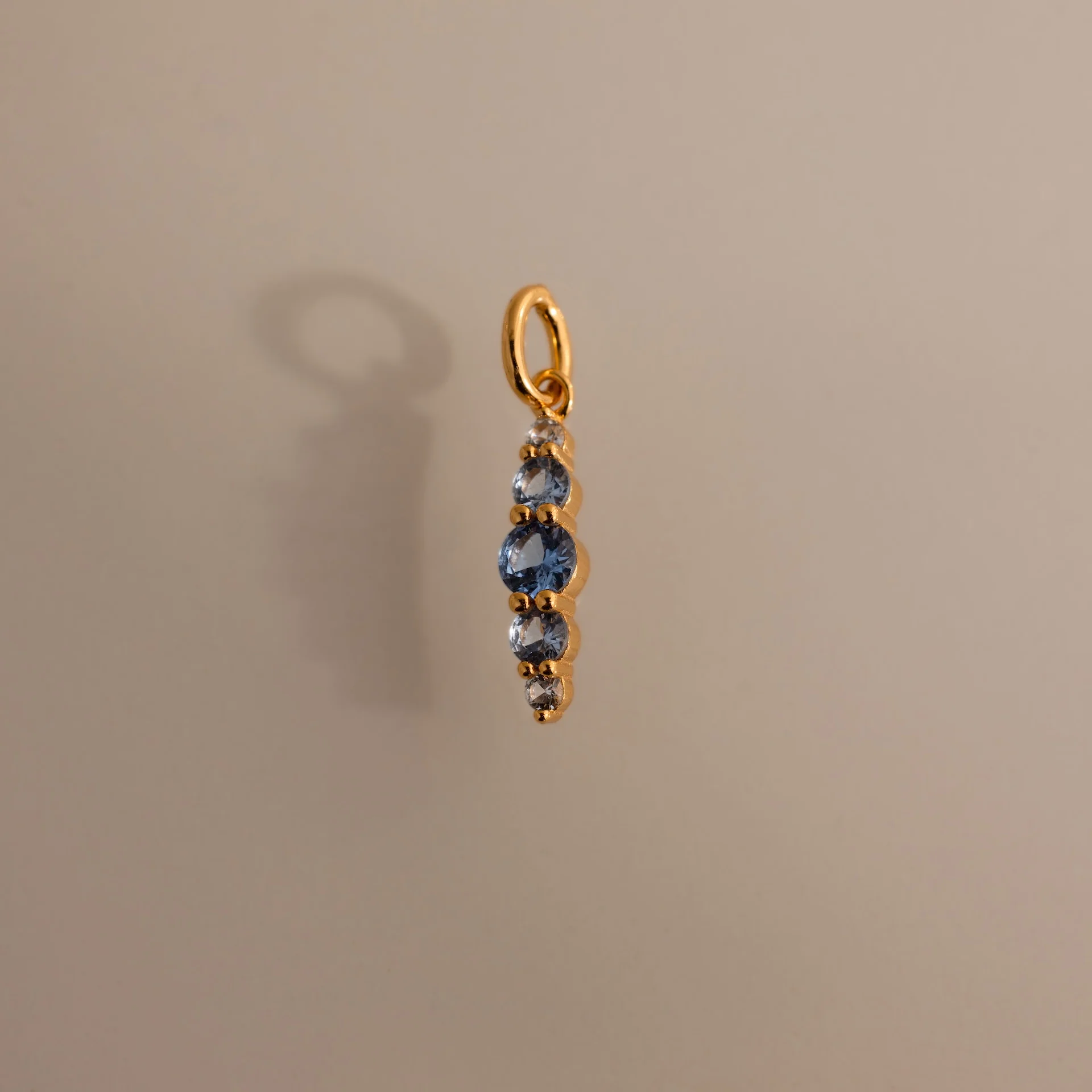 Ombre Lace Aquamarine Charm