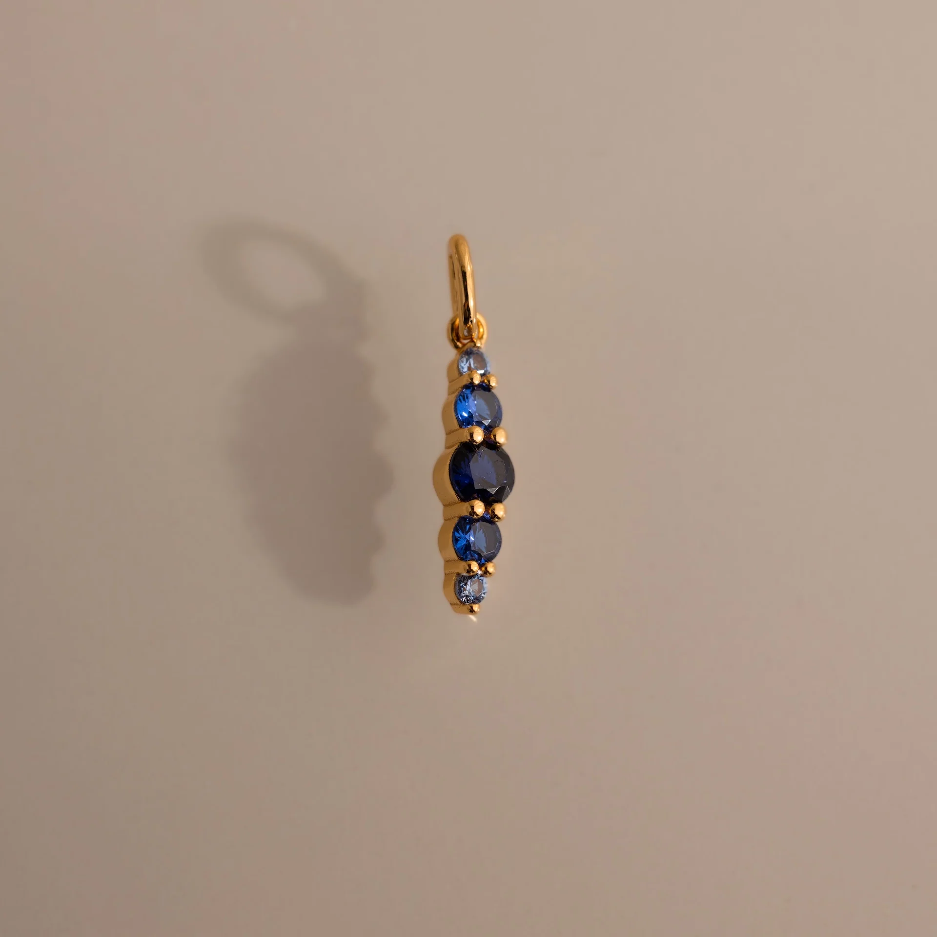 Ombre Lace Sapphire Charm