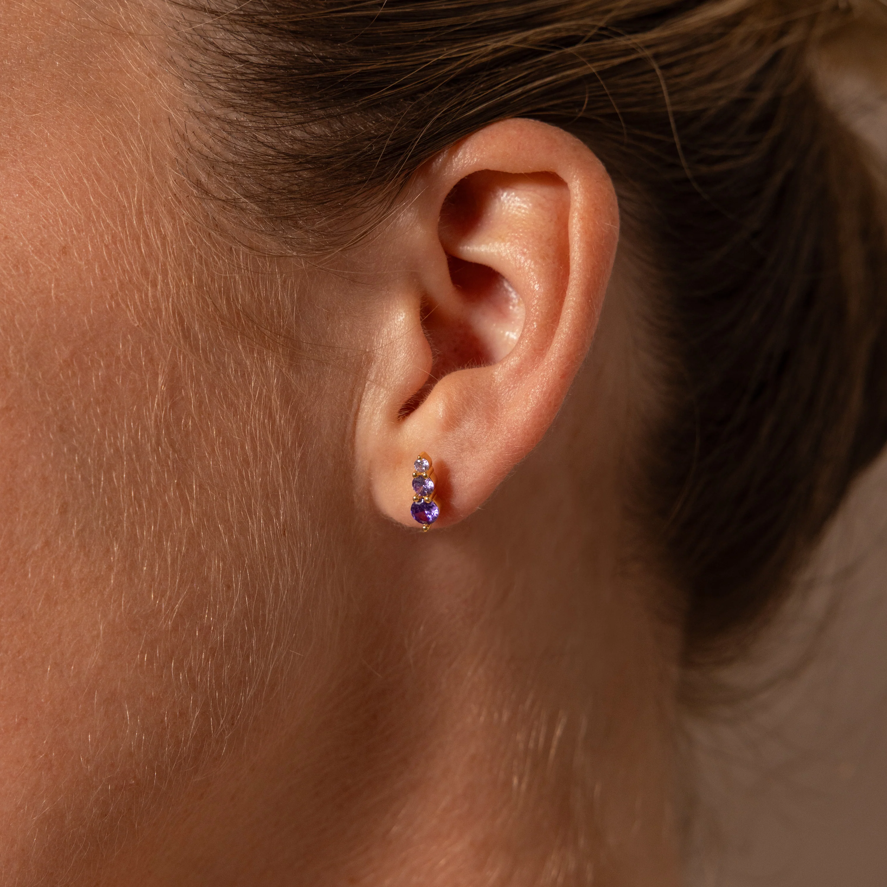 Ombre Emerald Flatback Studs - Image 2