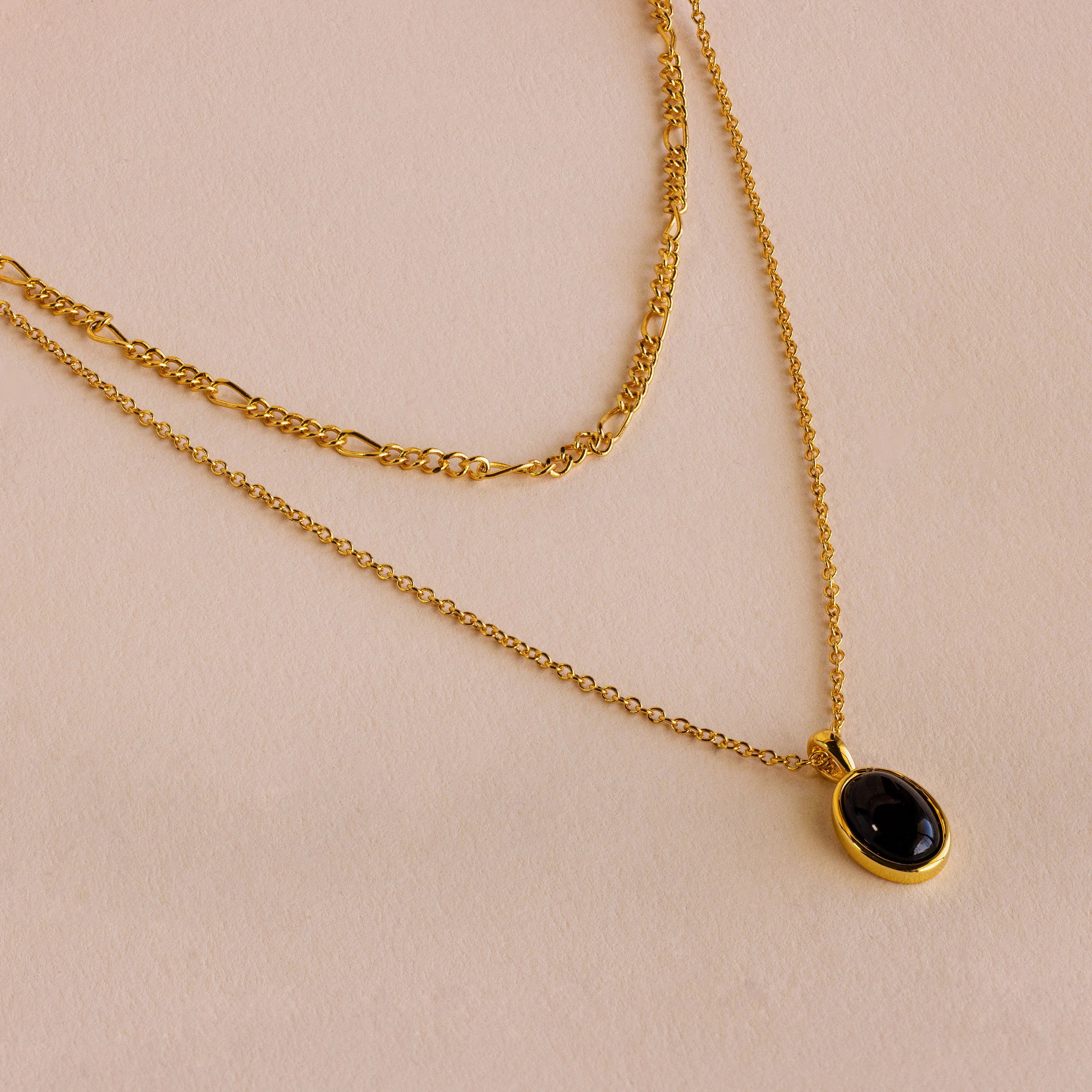 Onyx Figaro Duo Necklace - Image 7