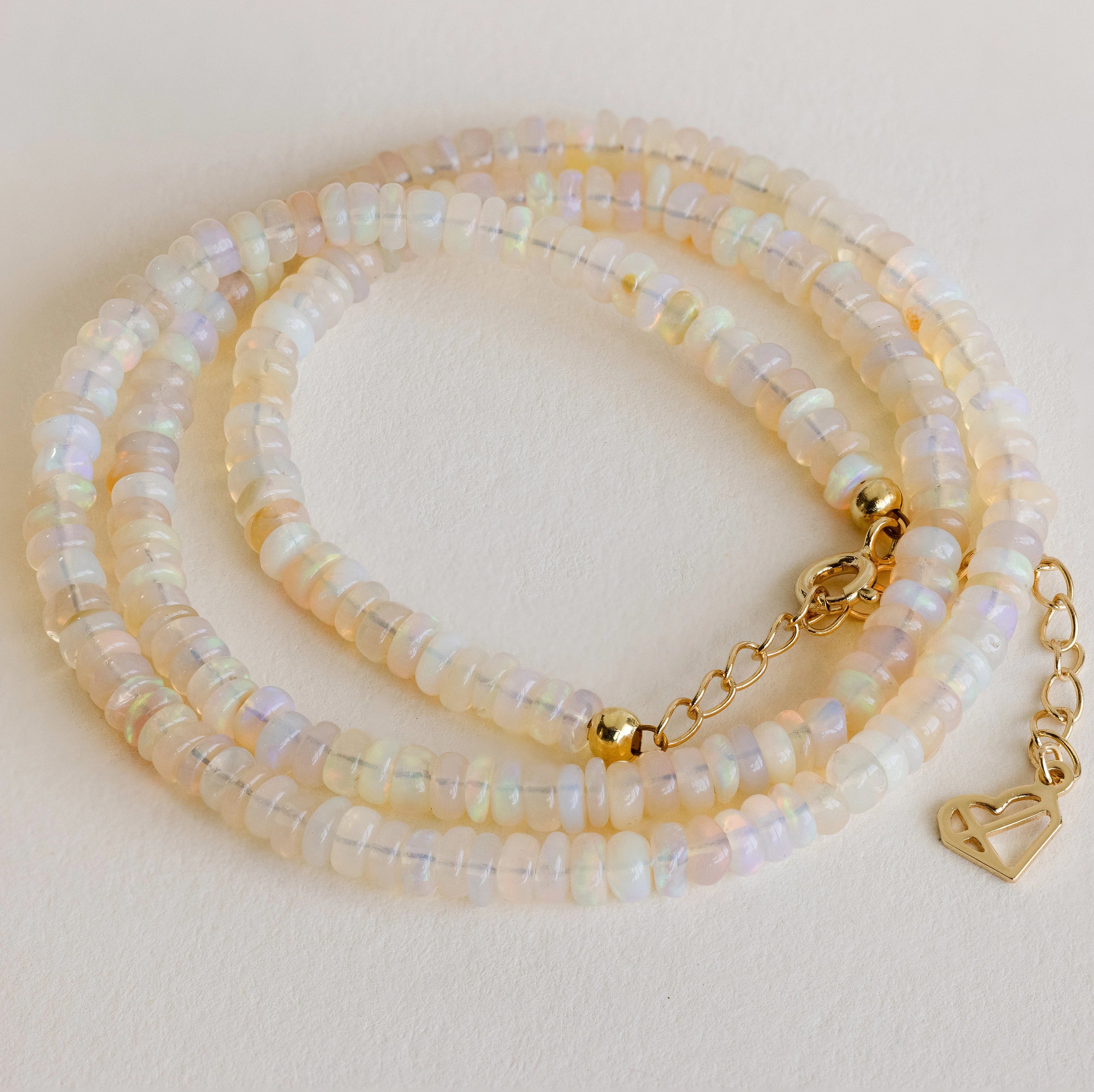 Opal Beaded Necklace - Image 8