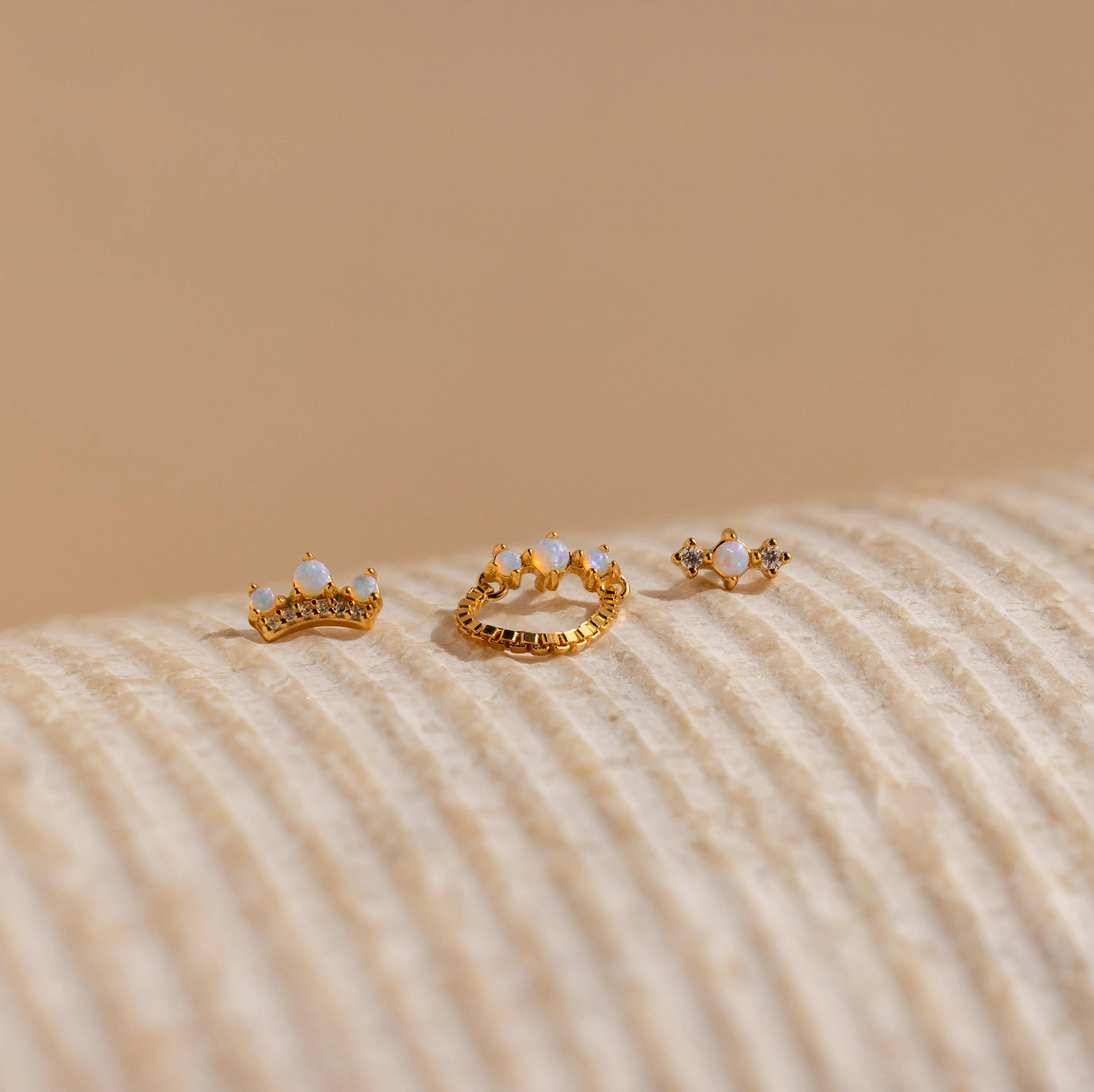 Opal Cartilage Studs Set - Image 7