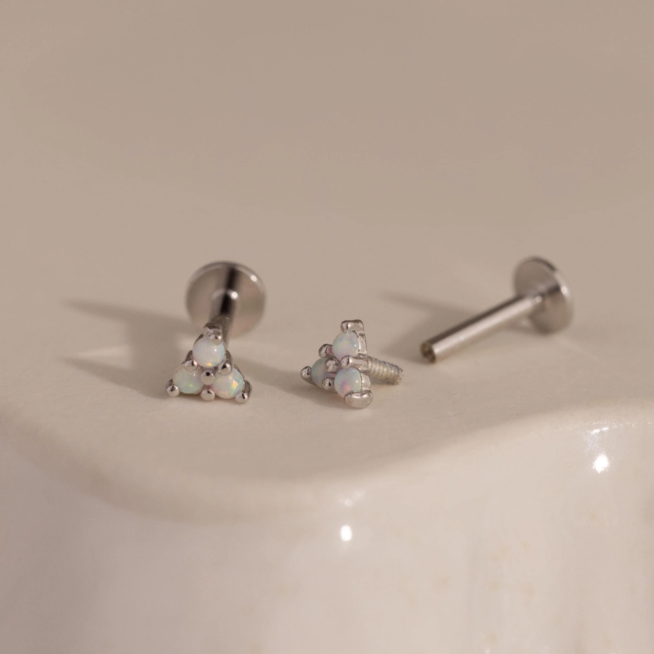 Opal Cluster Flatback Studs - Image 3
