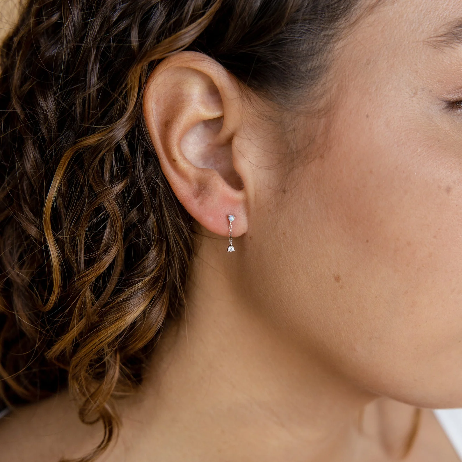 Opal Drop Studs - Image 5