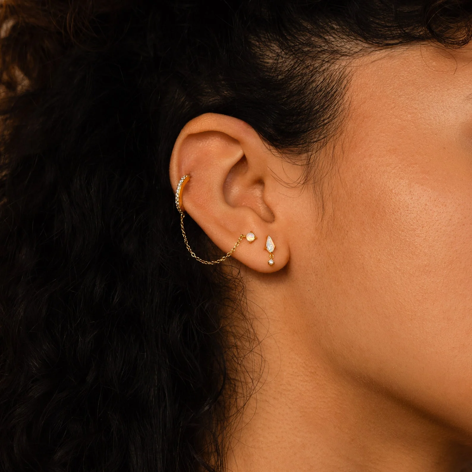 Opal Kite Drop Earrings - Image 6