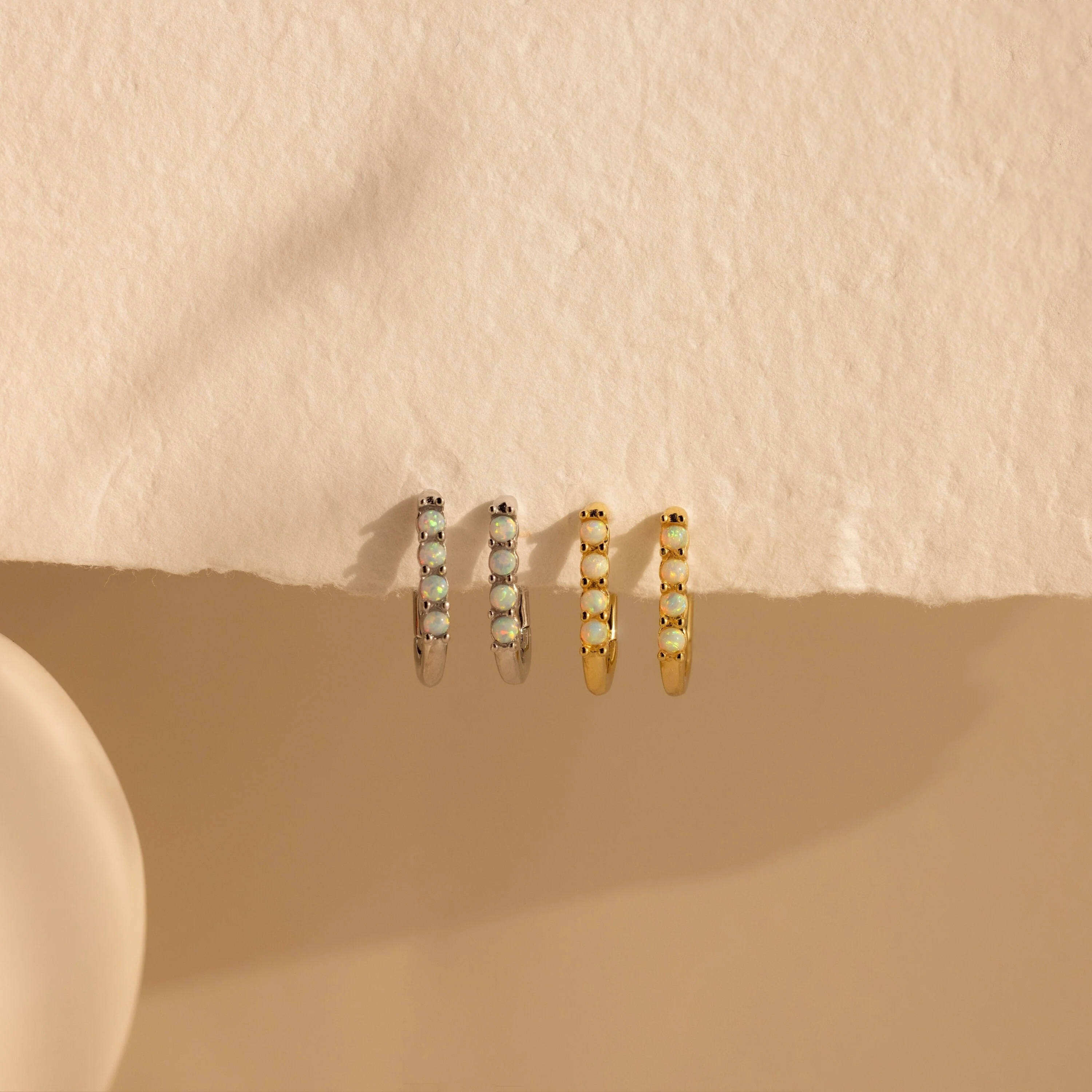 Opal Link Hoops - Image 5