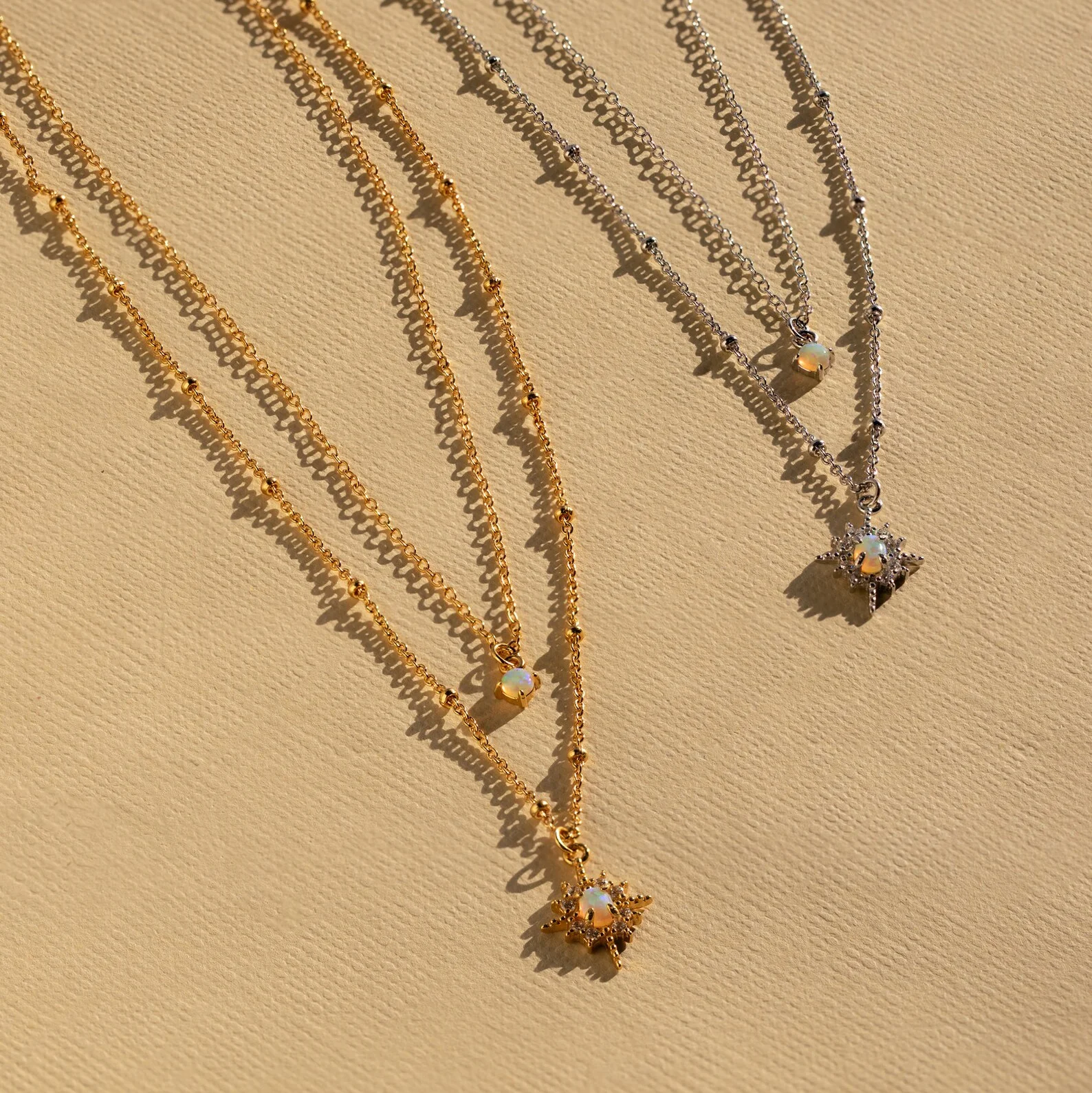 Opal Star Duo Necklace - Image 8