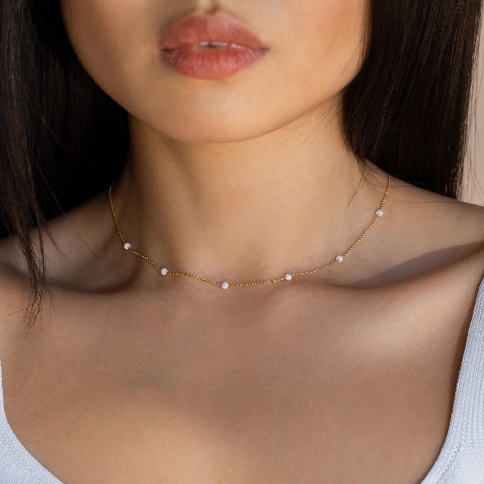 Opal Station Necklace - Image 5