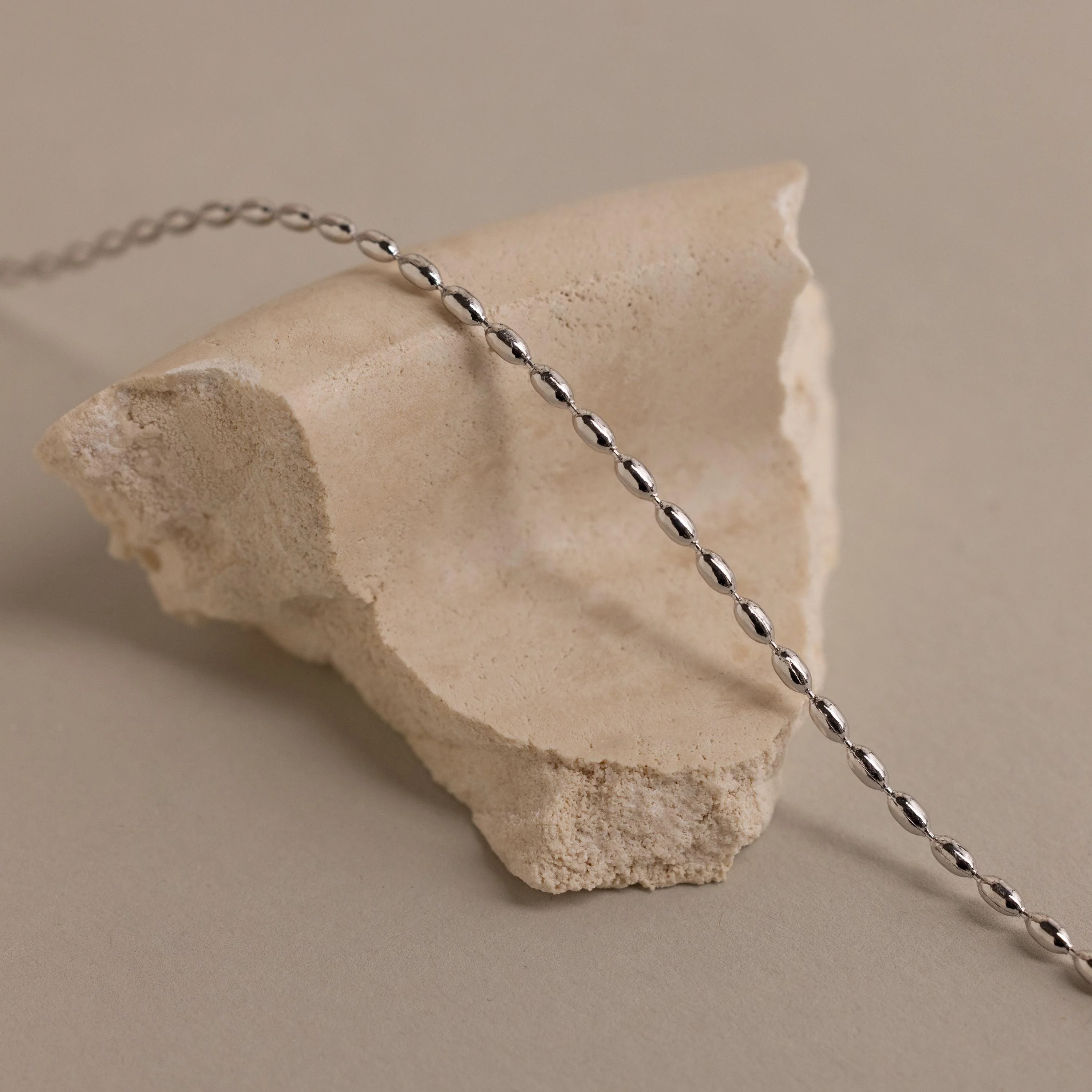 Oval Beaded Necklace - Image 5