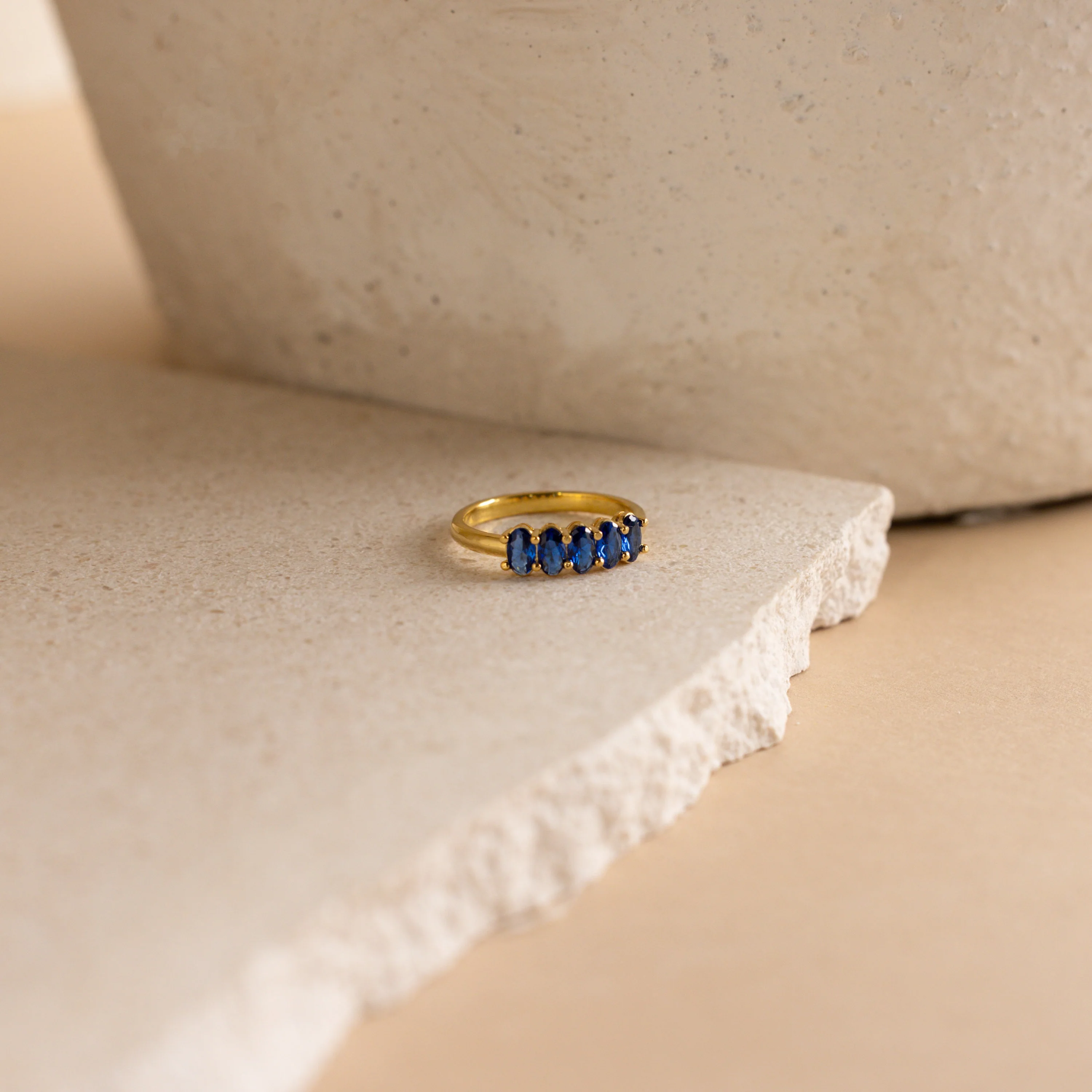 Oval Birthstone Ring - Image 5