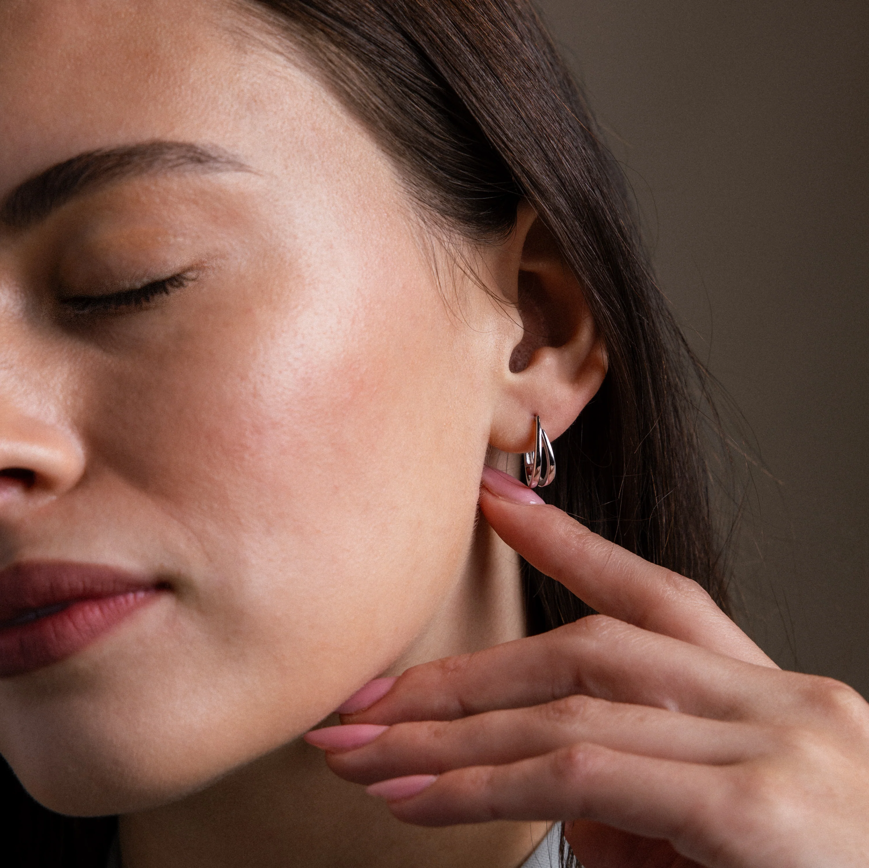 Oval Duo Hoops - Image 4
